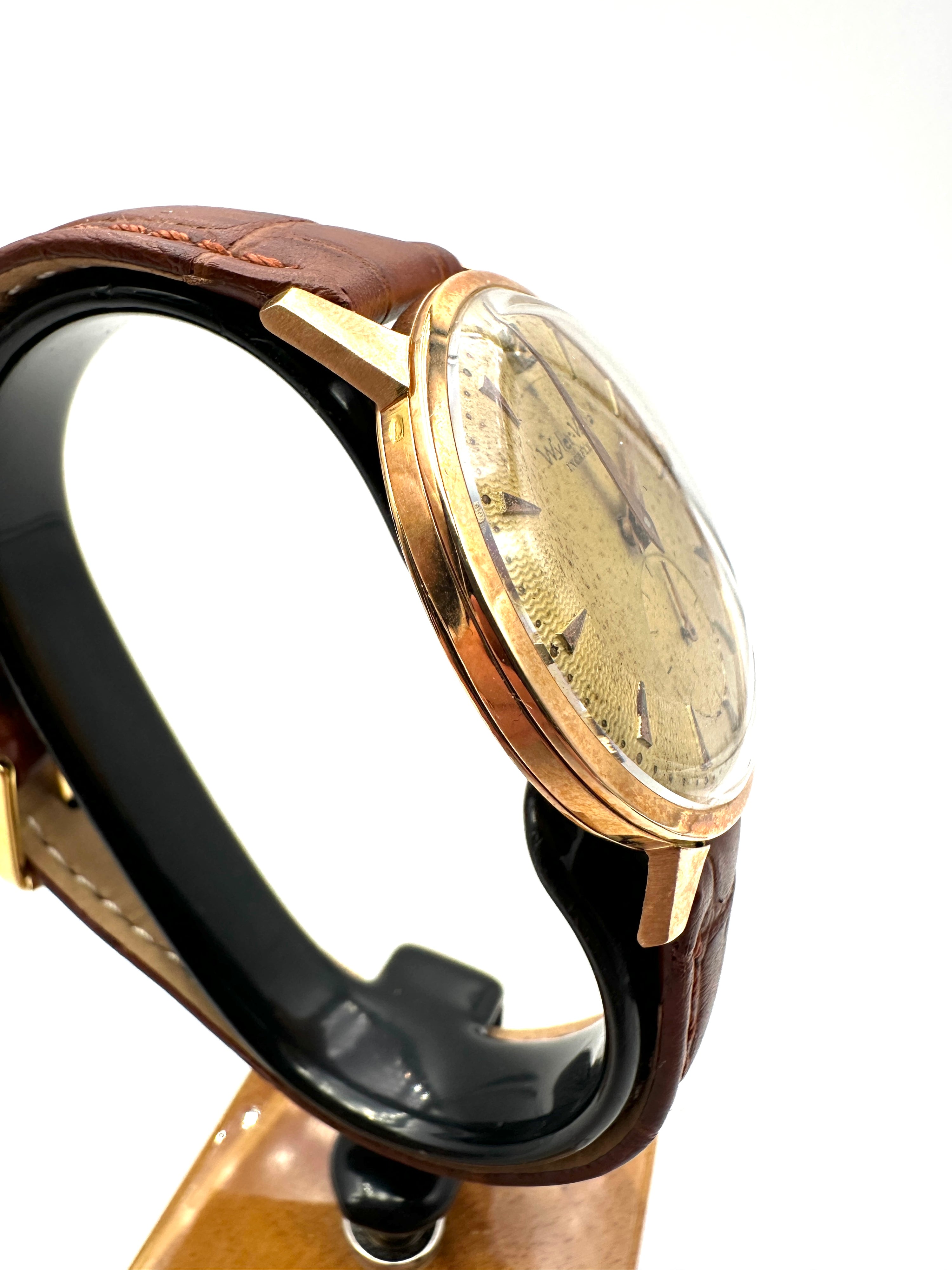 Wyler Vetta - Oro Massiccio 18K - Carica Manuale - Cal. Manifattura Anni '50 - Vintage