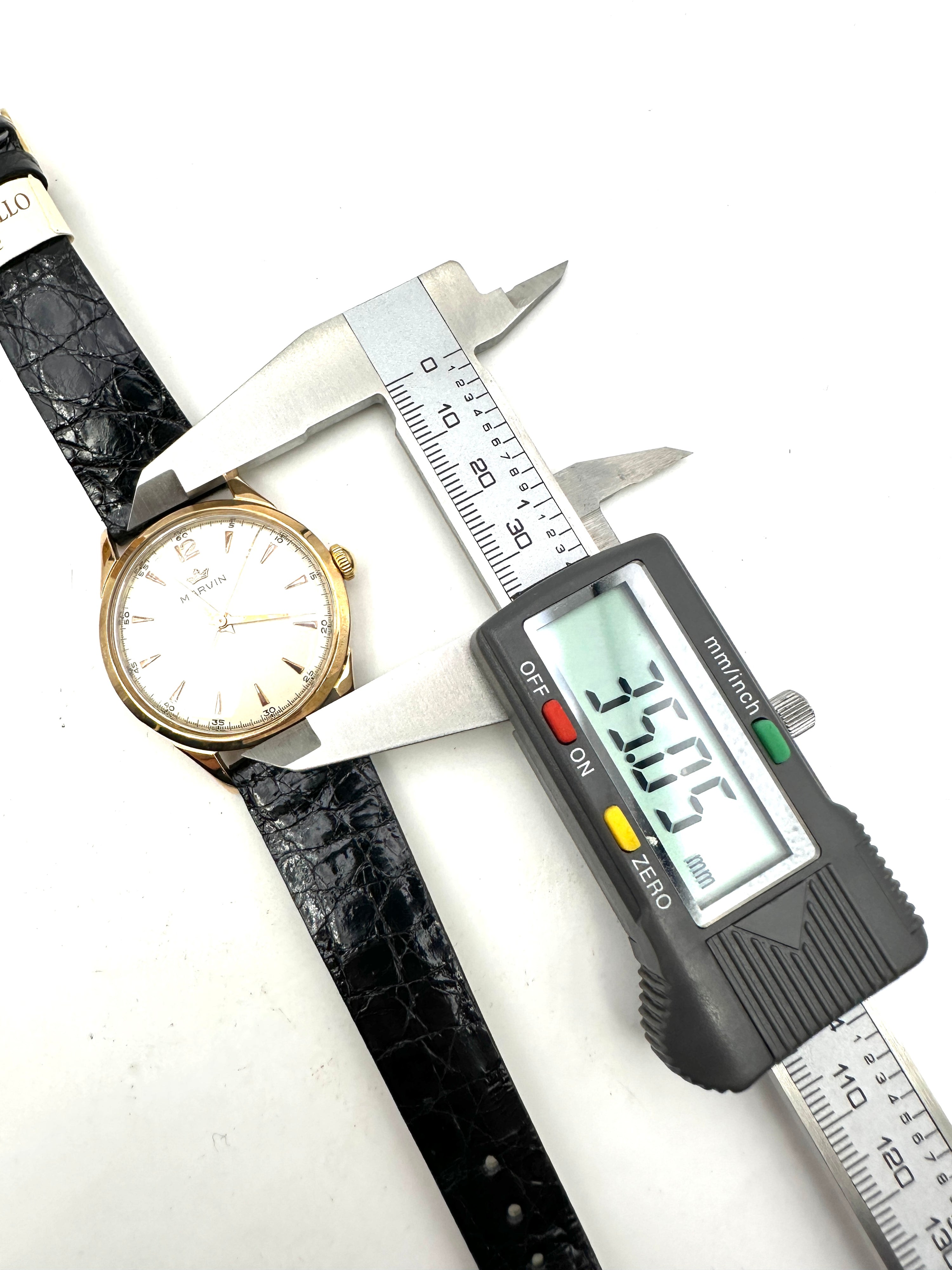 Marvin - Dynator Oro 18K 750 - Anni 50s - Carica Manuale - Swiss Original 50mm