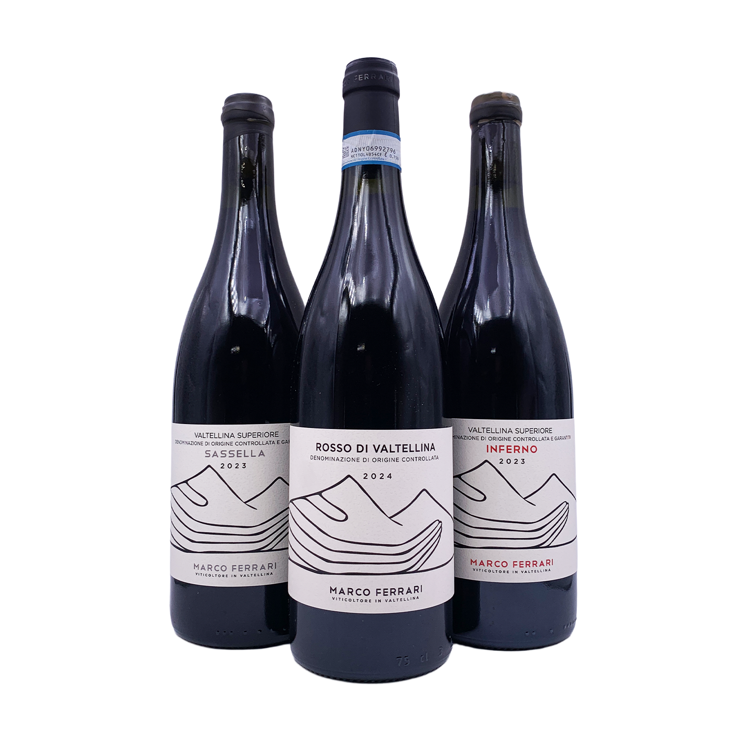 Selezione Marco Ferrari - Rosso di Valtellina 2024, Sassella e Inferno 2023