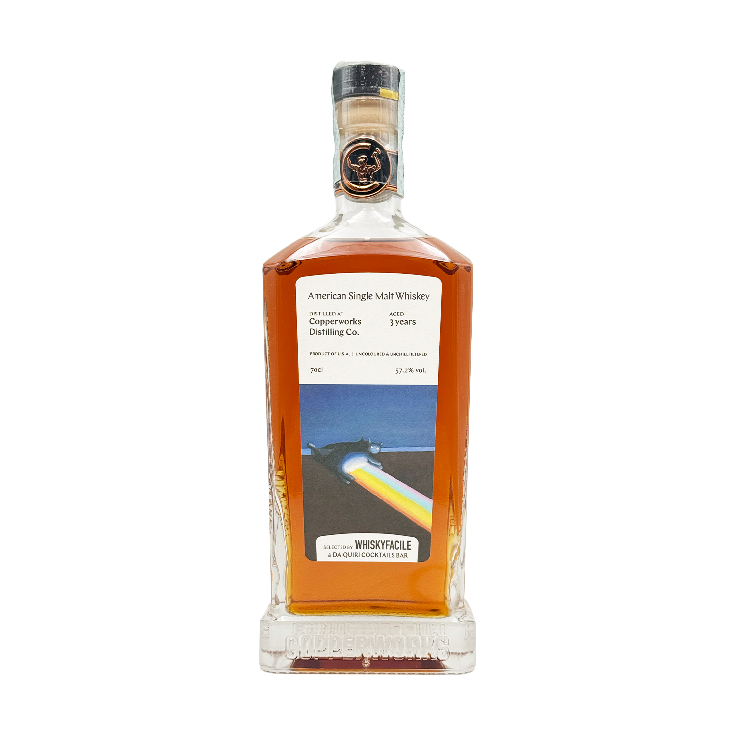 Copperworks Distilling & Co. - American Single Malt Whiskey - 3 Years Old