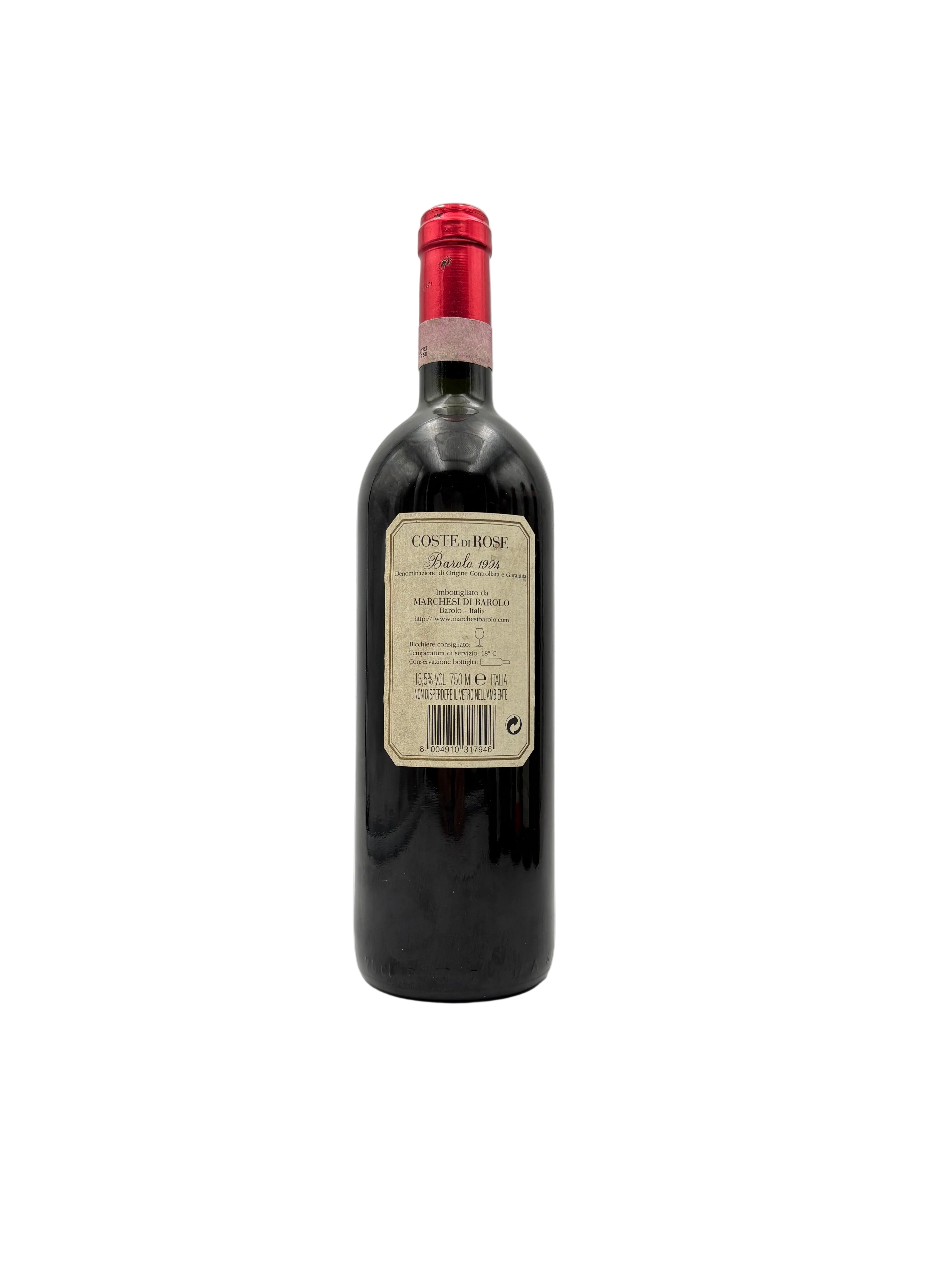 1994 - Cantine dei Marchesi di Barolo - Barolo Coste di Rose