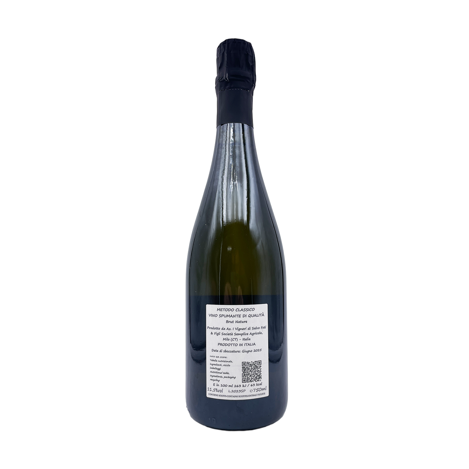 I Vigneri - Classic Method Brut Nature Carricante - Deg. 06/2025