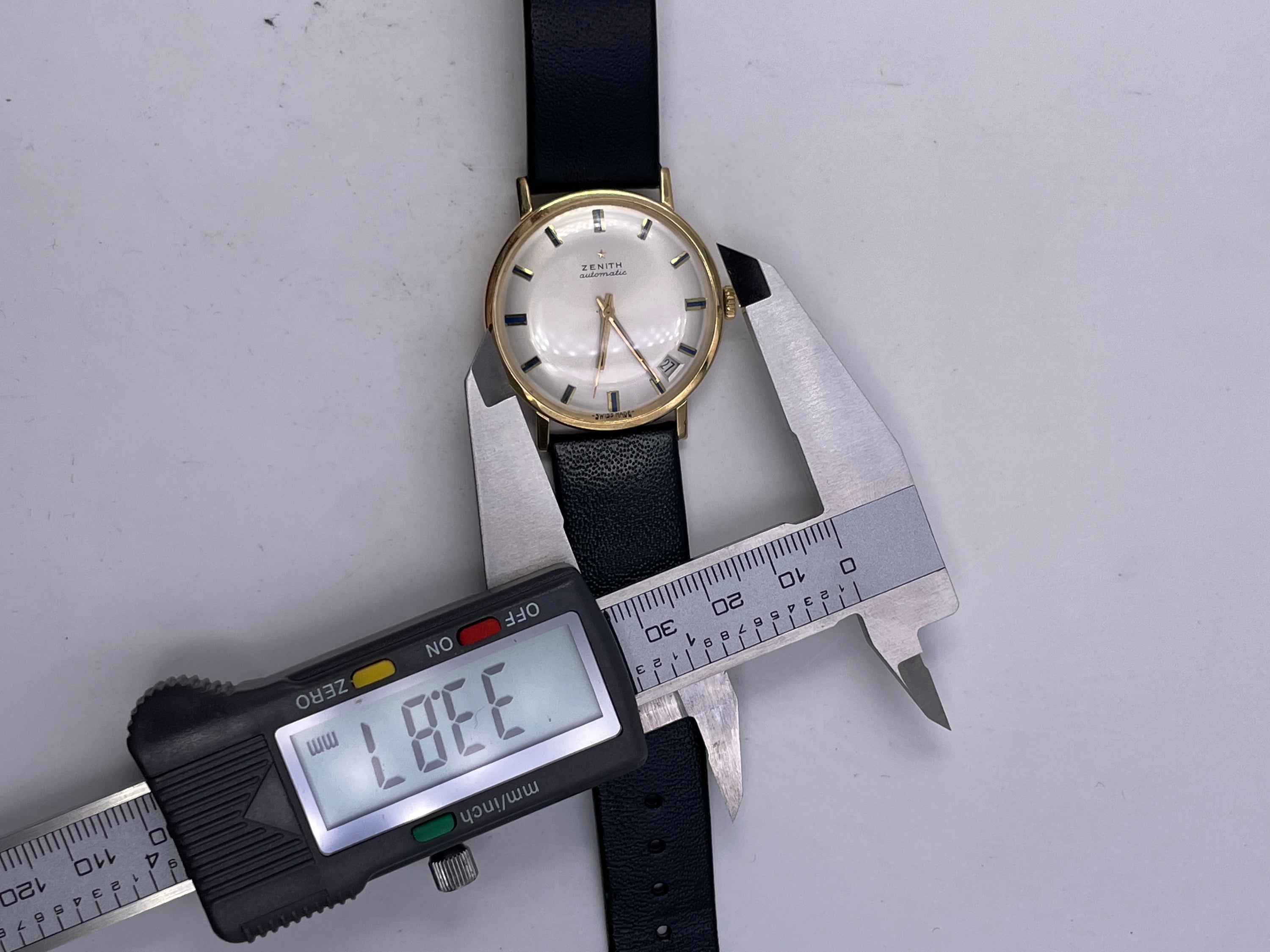 Zenith - Automatico NOS - Oro 18K - Vintage 33mm - Raro