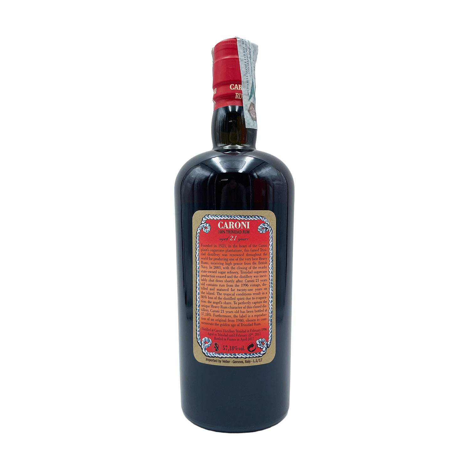 Caroni - Rum Extra Strong - 21 Years Old - Anni '00s