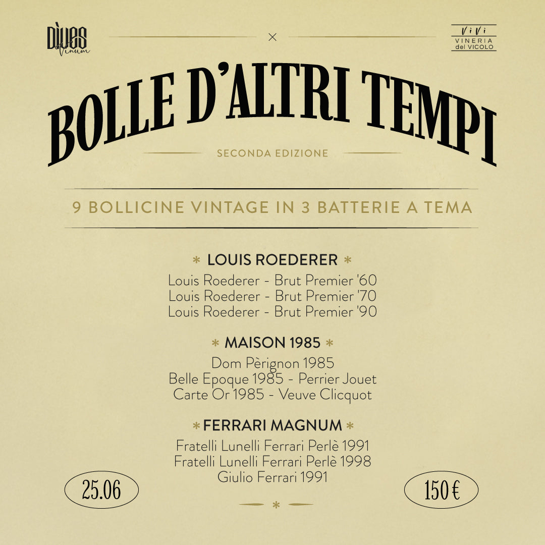 Bolle d'Altri Tempi Vol. 2 - 25 Giugno @Vineria del Vicolo