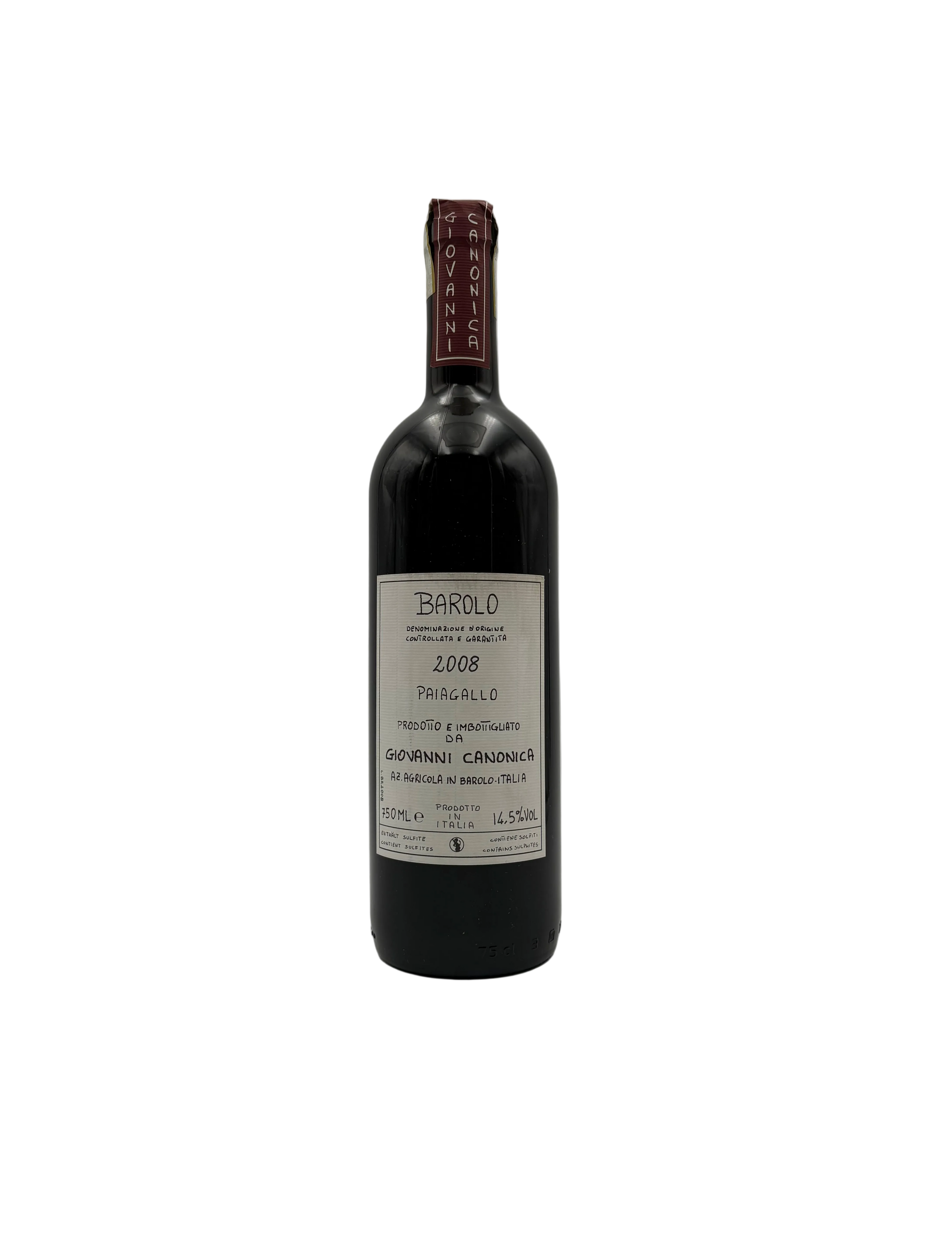 2008 - Canonica Giovanni - Barolo Paiagallo