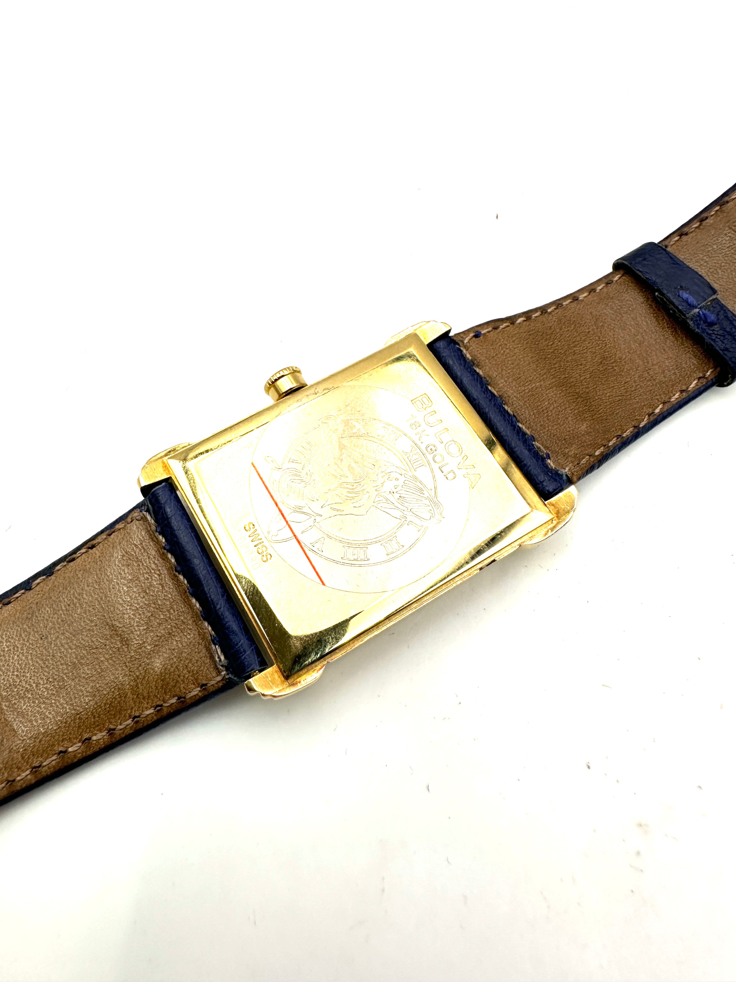 Bulova - Oro 18K - Calendario Completo Fasi Lunari - Swiss Made - Automatico