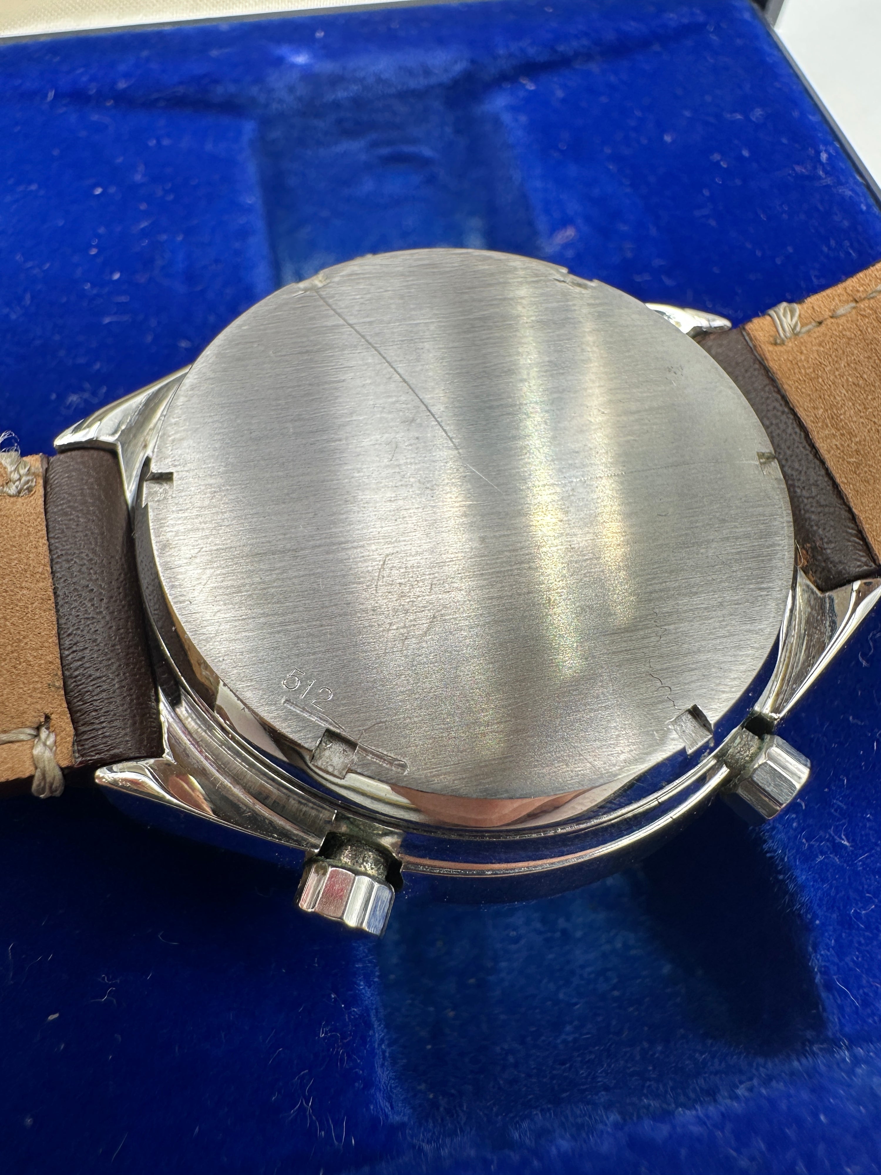 Heuer Carrera - Automatico Cronografo Vintage Fume - 1970s - Con Scatola