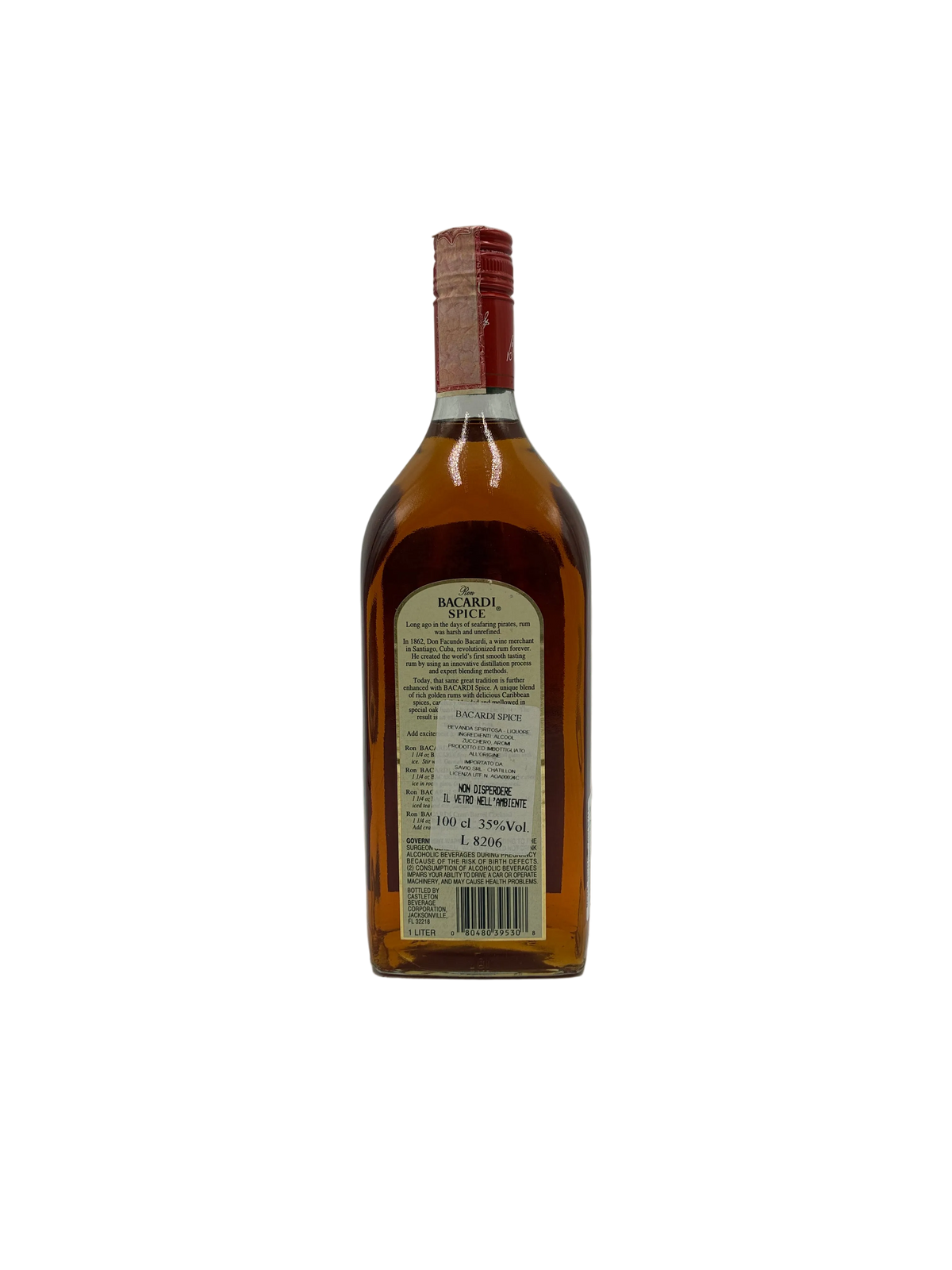Bacardi - Spiced Rum - Anni '90s - 1L 35%