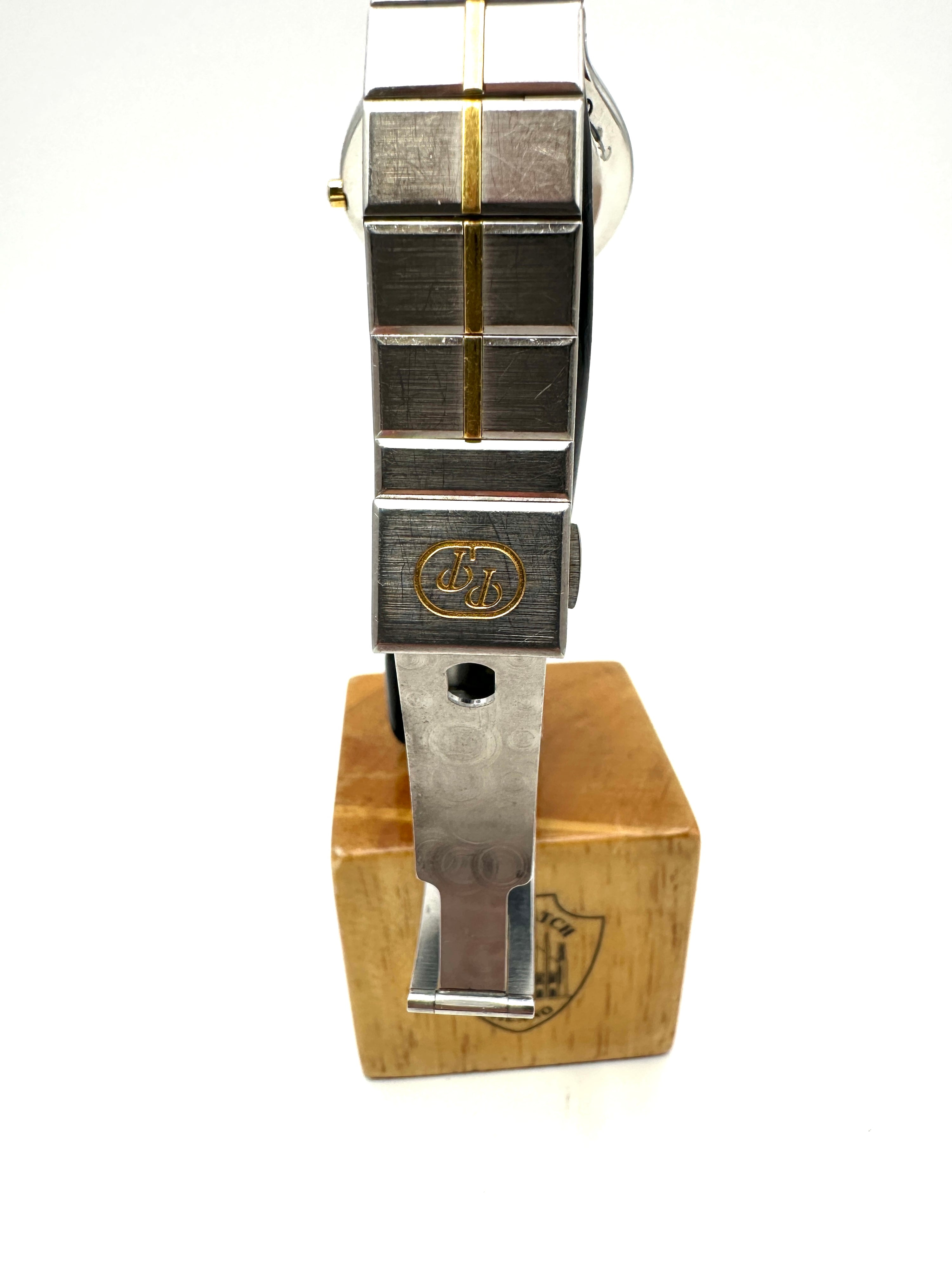 Paul Picot - Kudos Quartz - Orologio Uomo Acciaio Oro - Manuale - Vintage Swiss Made