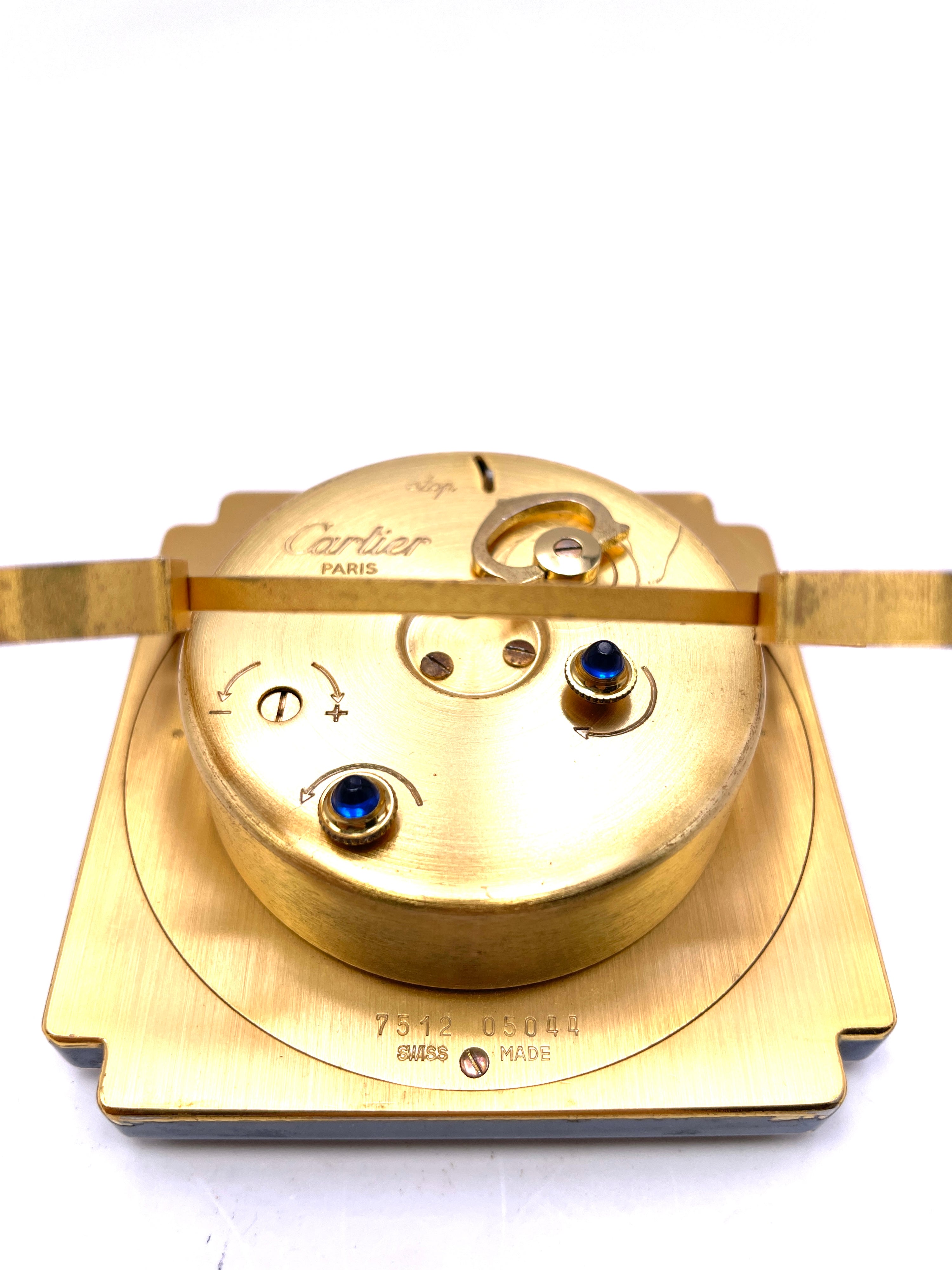 Cartier - Pendulette Squadrato - Sveglia Meccanica