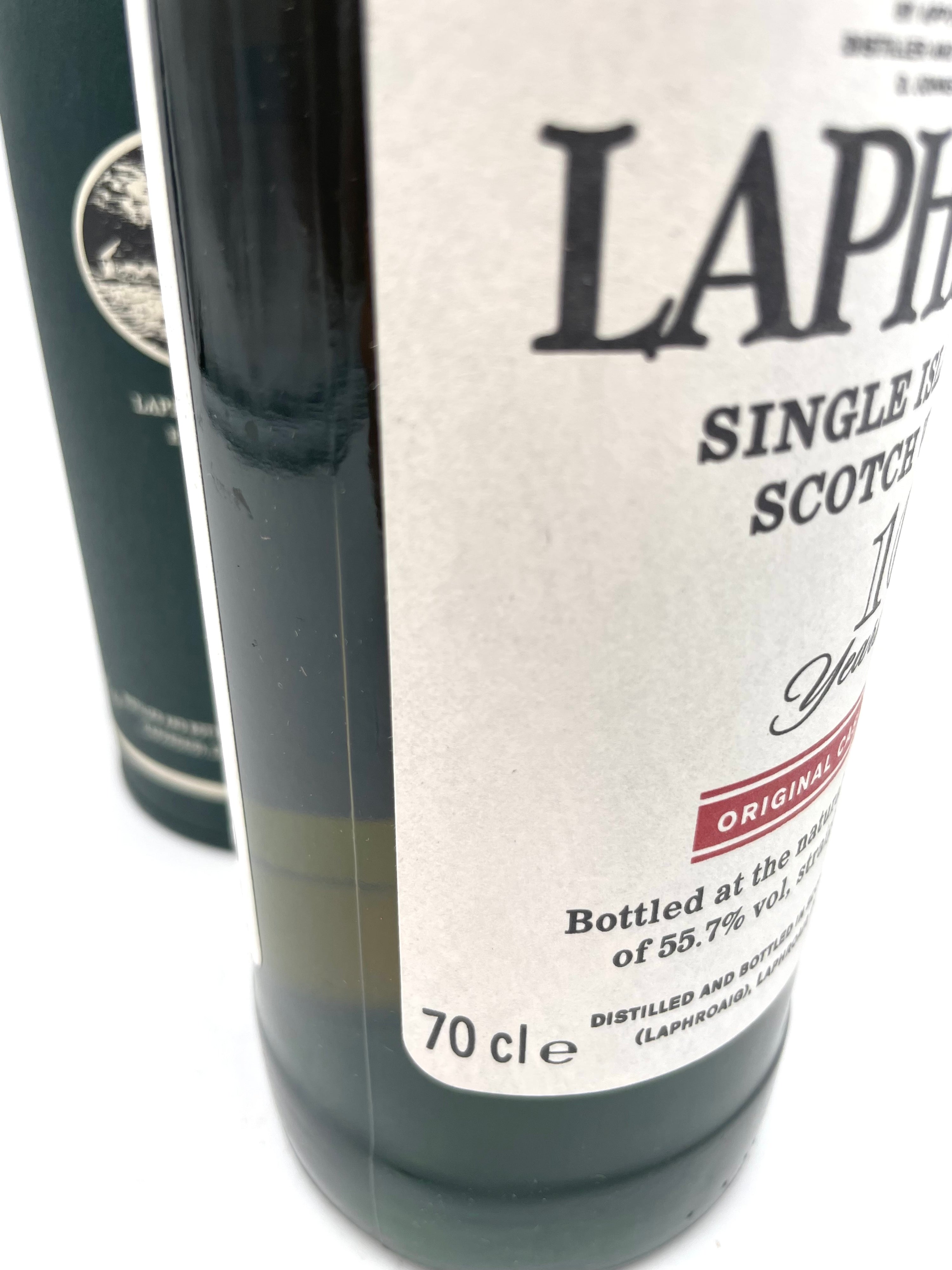 Laphroaig - 10 YO Original Cask Strength Single Islay Malt Scotch Whisky - 2000s