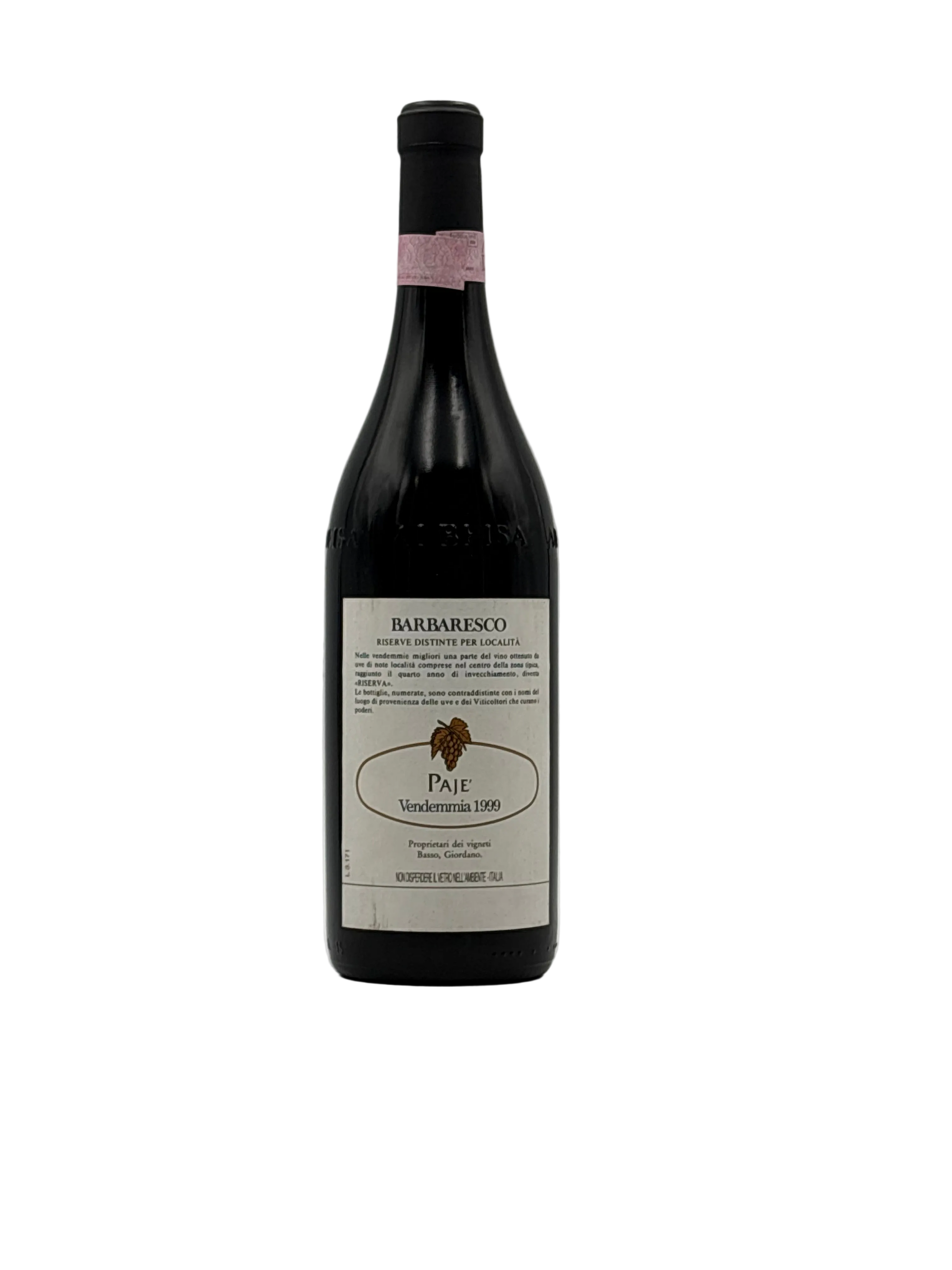 1999 - Produttori del Barbaresco - Barbaresco Riserva Paje