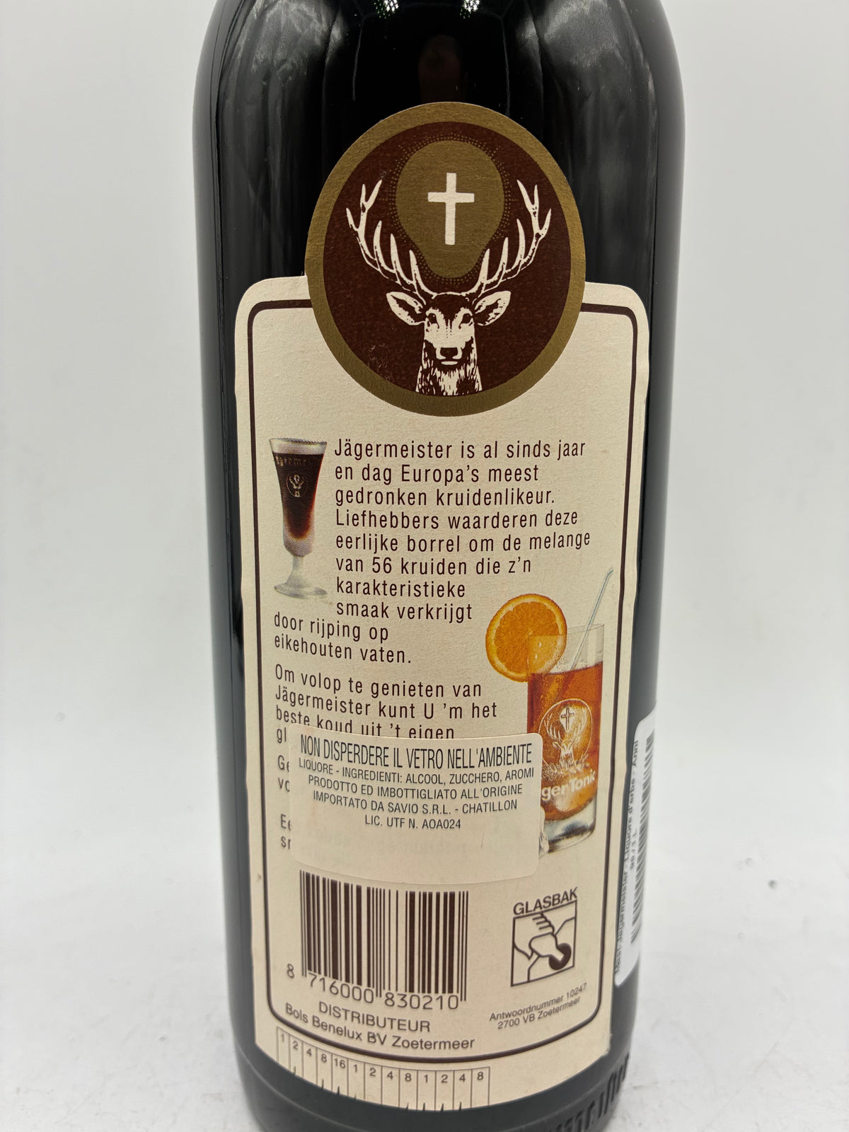 Jagermeister - Liquore d'erbe - Anni 90 - 1 L 35%