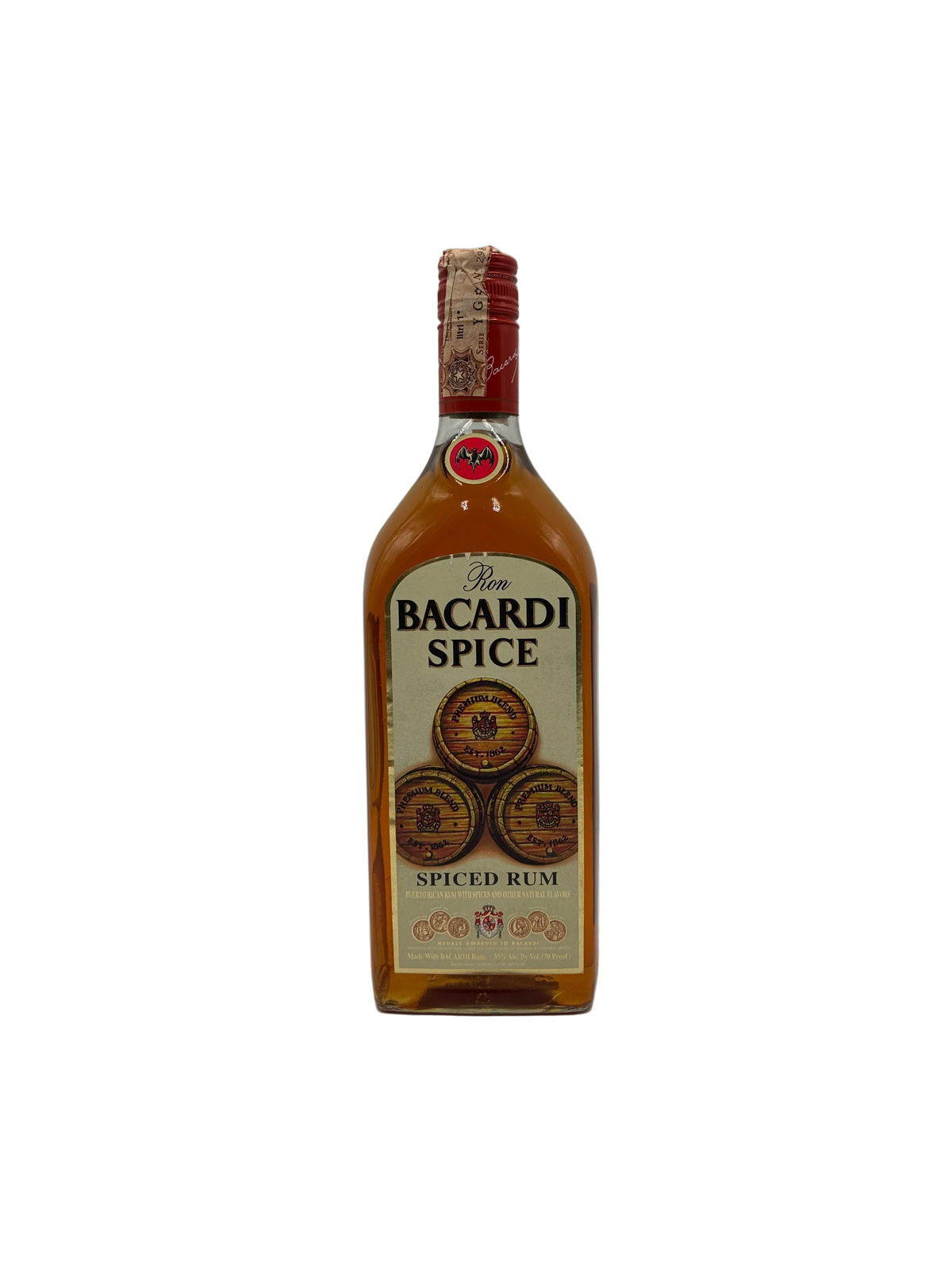 Bacardi - Spiced Rum - Anni '90s - 1L 35%