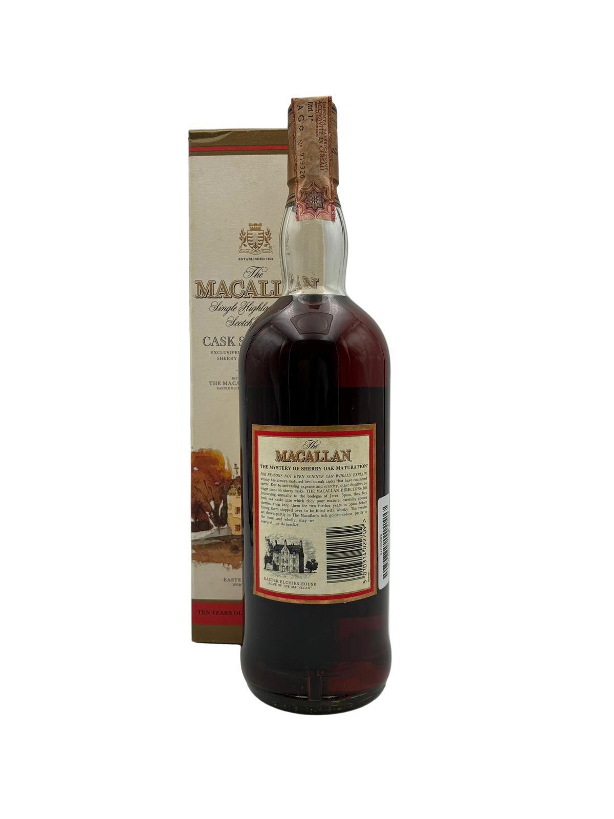 Macallan - Single Highland Malt Cask Strength Scotch Whisky 10 YO - Anni '1980s