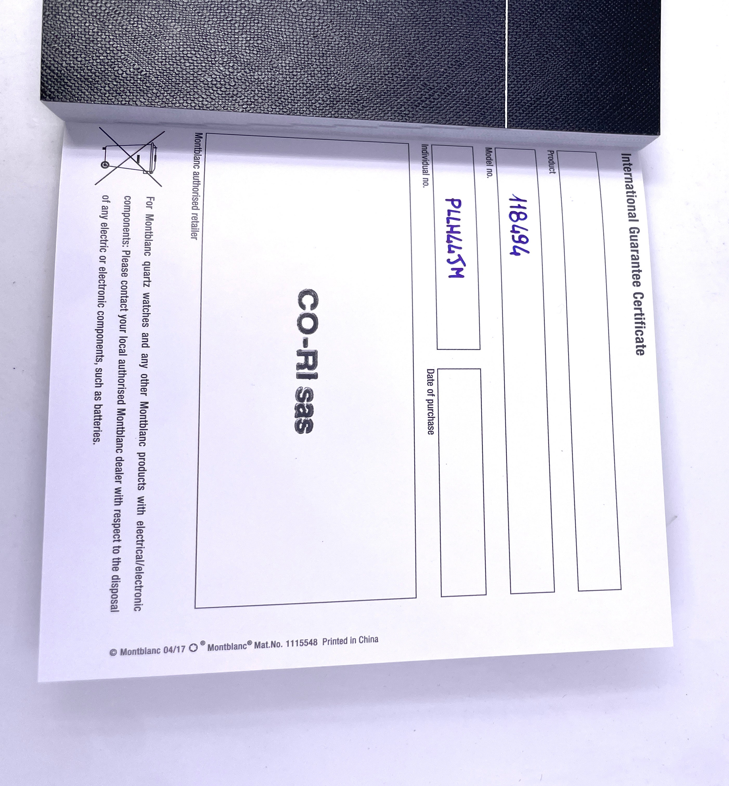 Mont Blanc - Timewalker Automatic - Ref.116964 - Acciaio 42mm - Full Set 2017