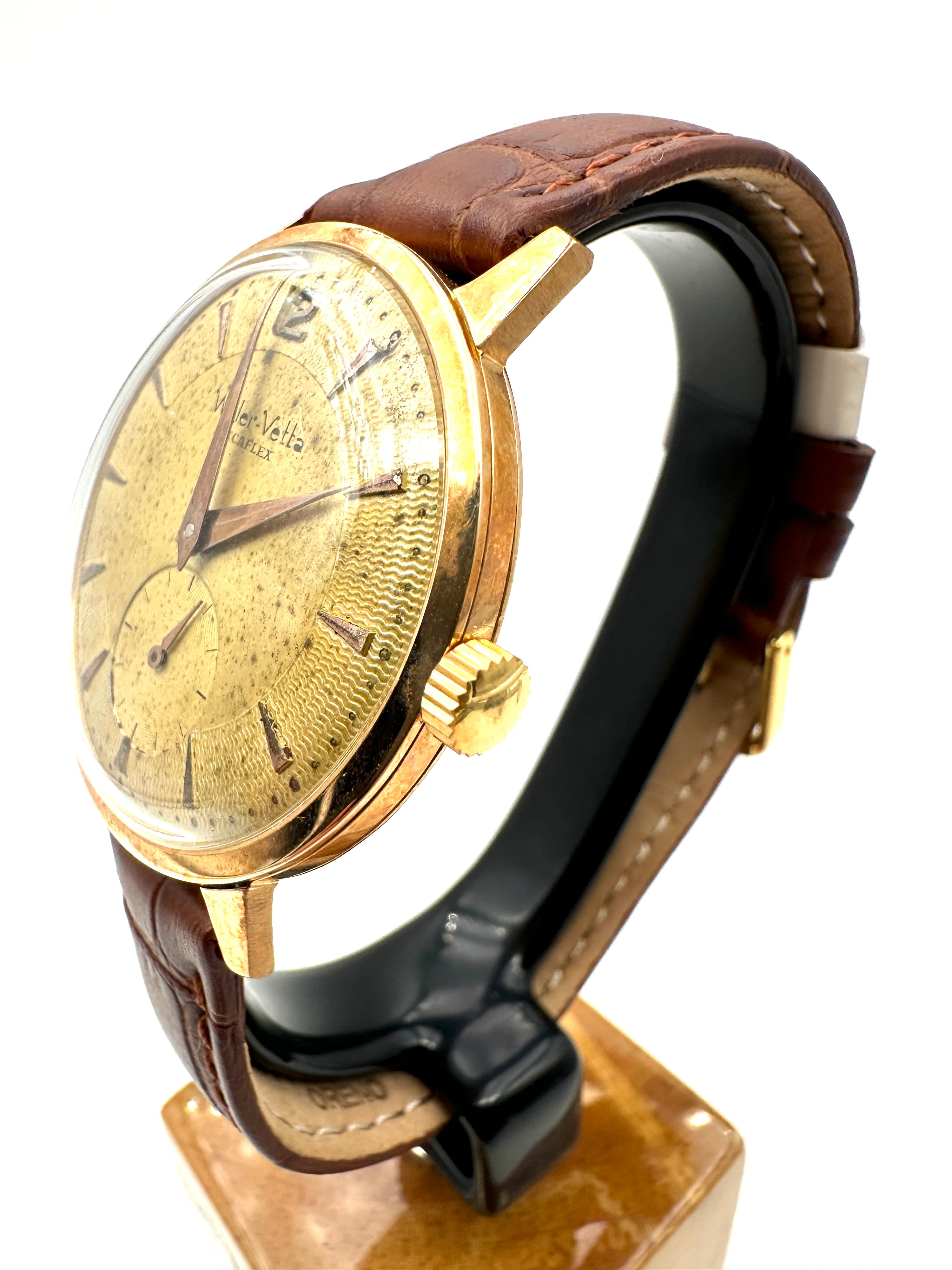 Wyler Vetta - Oro Massiccio 18K - Carica Manuale - Cal. Manifattura Anni '50 - Vintage