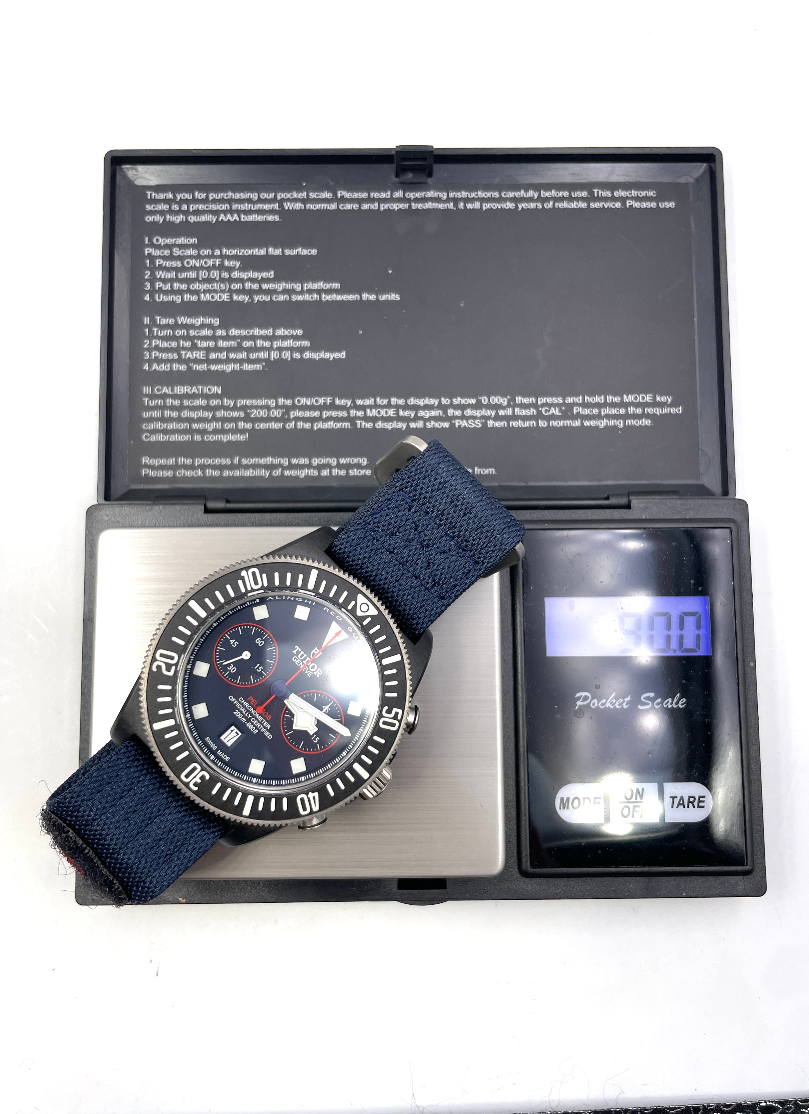 Tudor - Pelagos FDX - Chrono Alinghi Red Bull Racing - Ref. M25807KN - Full Set