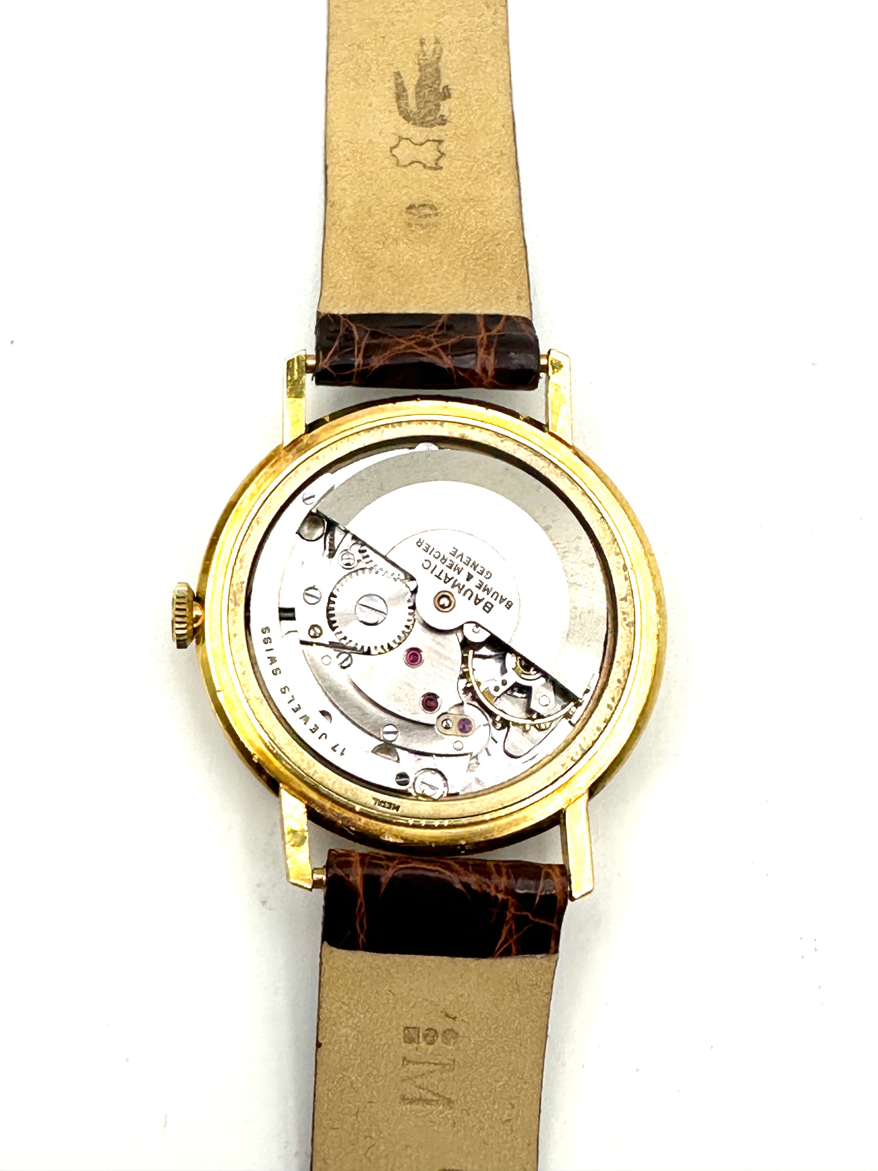 Baume & Mercier - Oro 18K - Automatico - Vintage Uomo Con Data