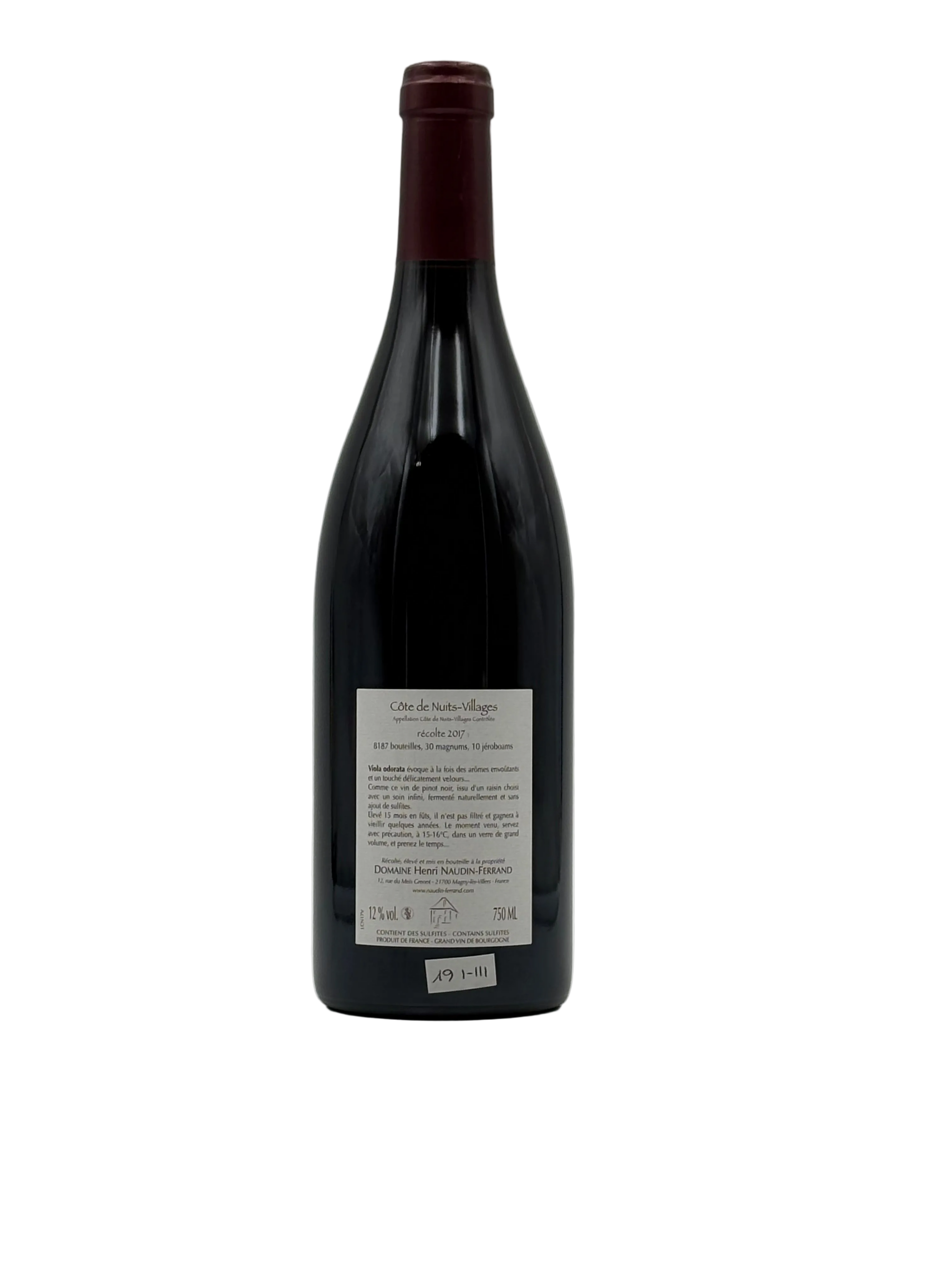 2017 - Domaine Henri Naudin-Ferrand - Viola Odorata