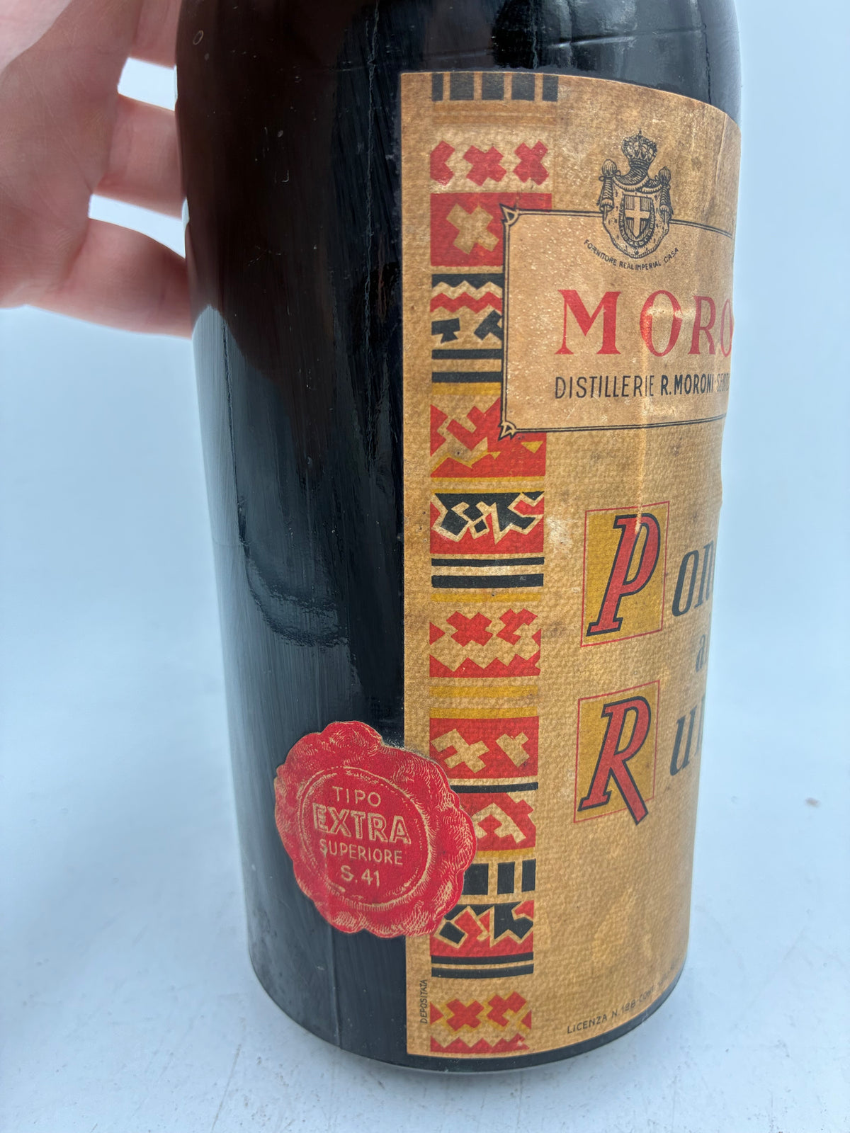 Distillerie Moroni - Ponce al Rum - Sigillo Fasci Anni '40s - 1L 40%