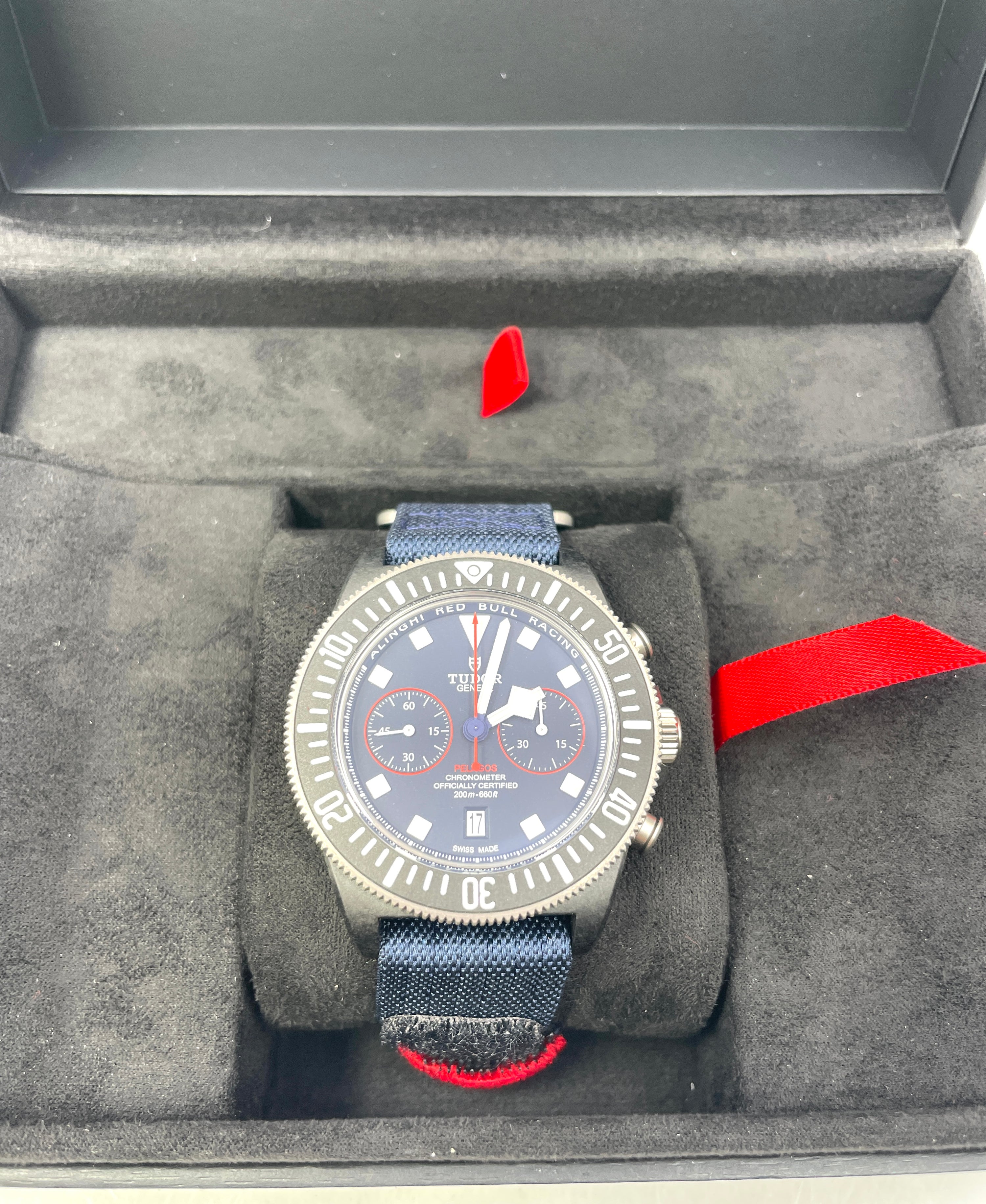 Tudor - Pelagos FDX - Chrono Alinghi Red Bull Racing - Ref. M25807KN - Full Set