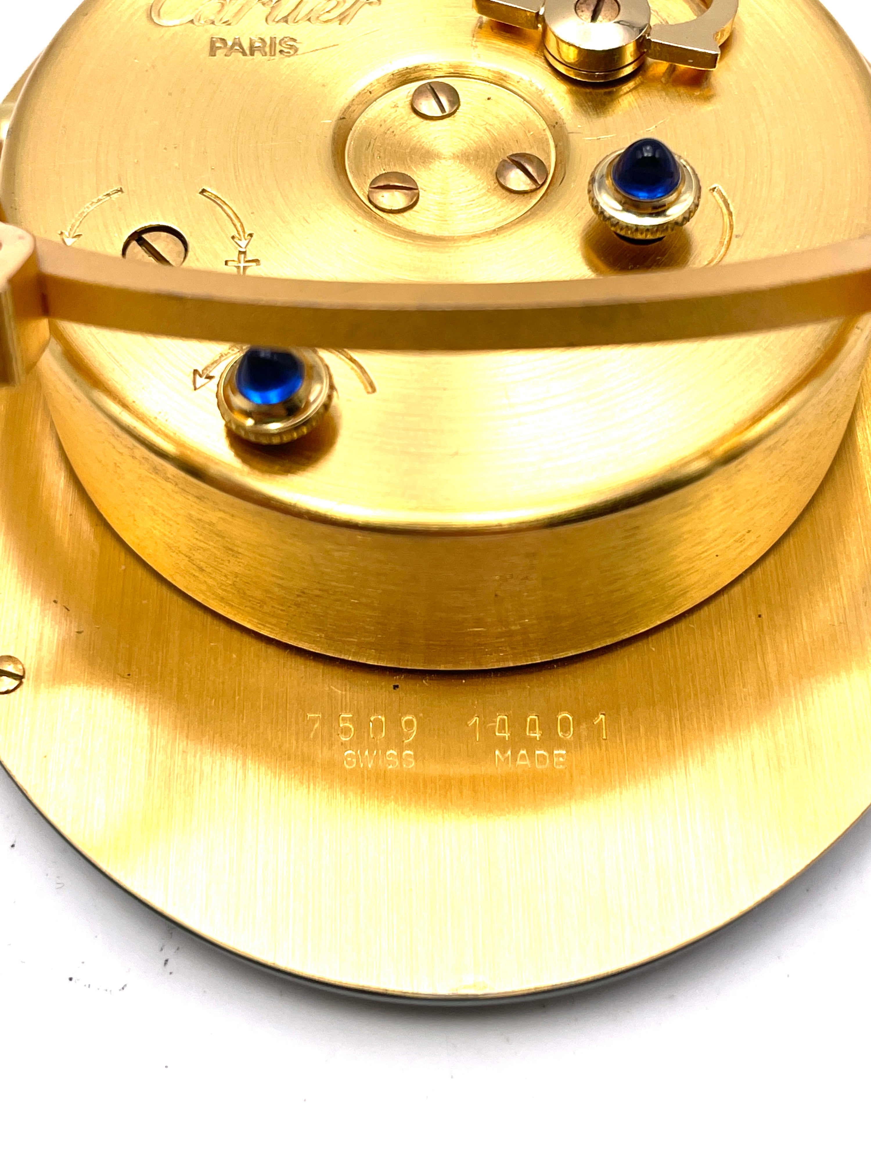 Cartier - Pendulette Ovale - Sveglia Meccanica