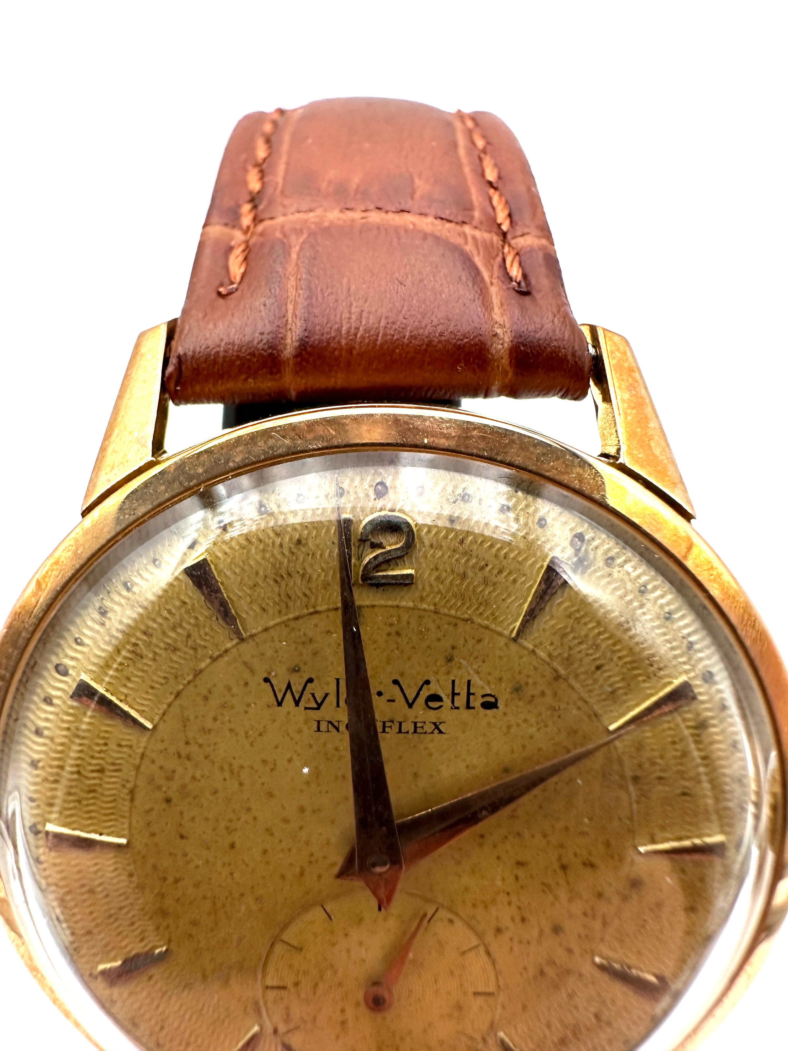 Wyler Vetta - Oro Massiccio 18K - Carica Manuale - Cal. Manifattura Anni '50 - Vintage