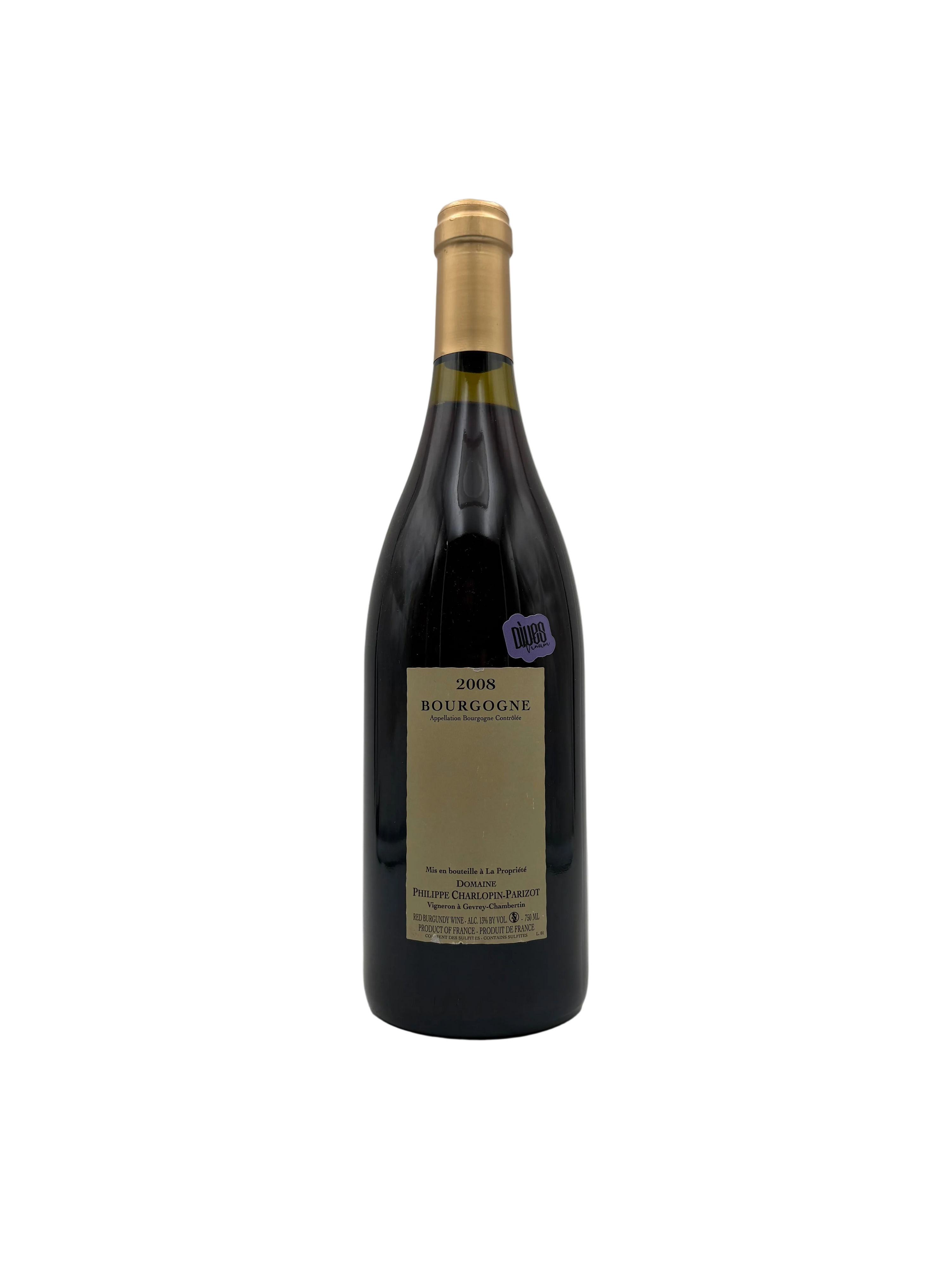 2008 - Domaine Philippe Charlopin-Parizot - Bourgogne Cuvée Prestige
