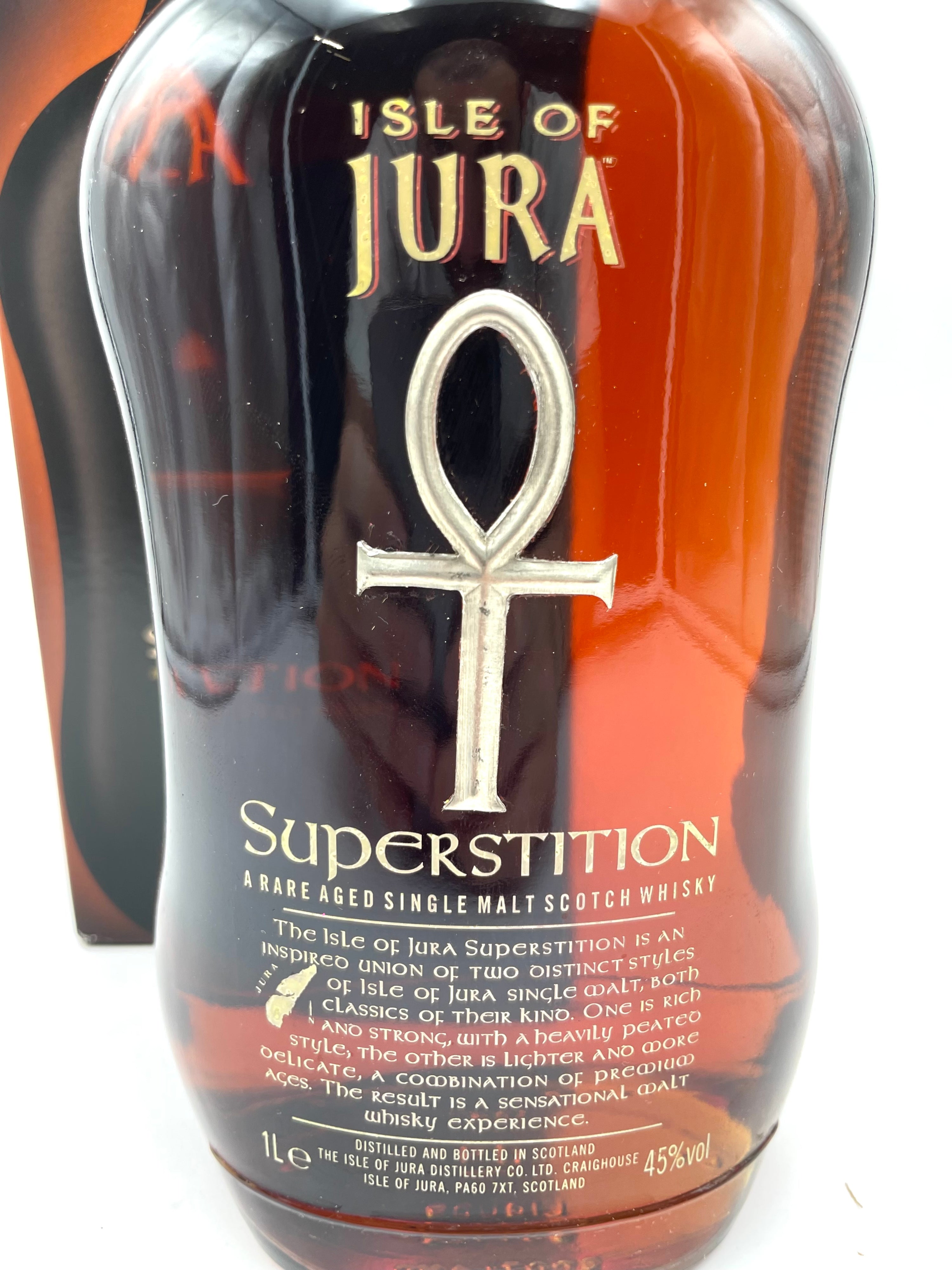 Isle Of Jura - Superstition A Rare Aged Single Malt Scotch Whisky - 1980s