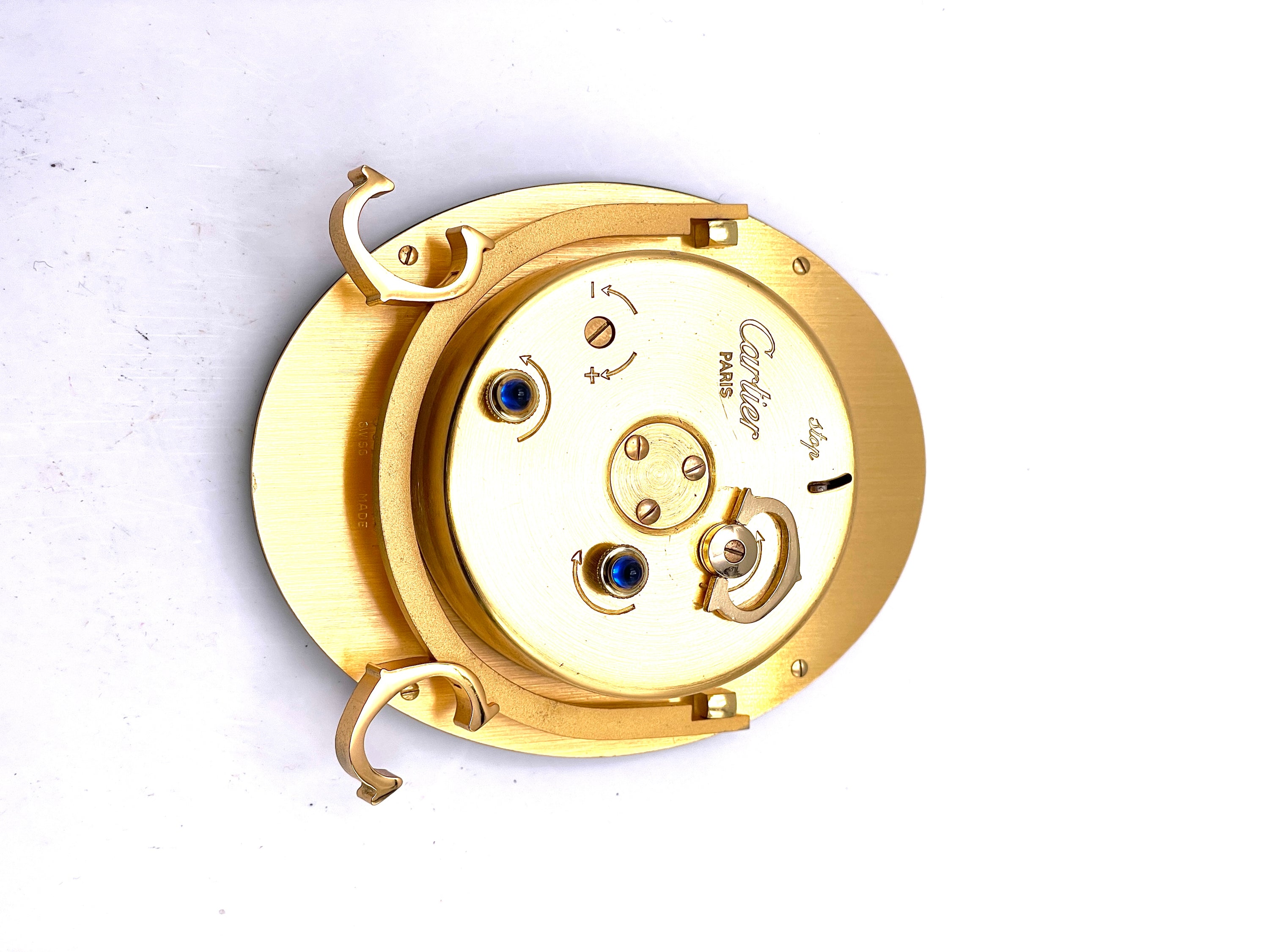 Cartier - Pendulette Ovale - Sveglia Meccanica