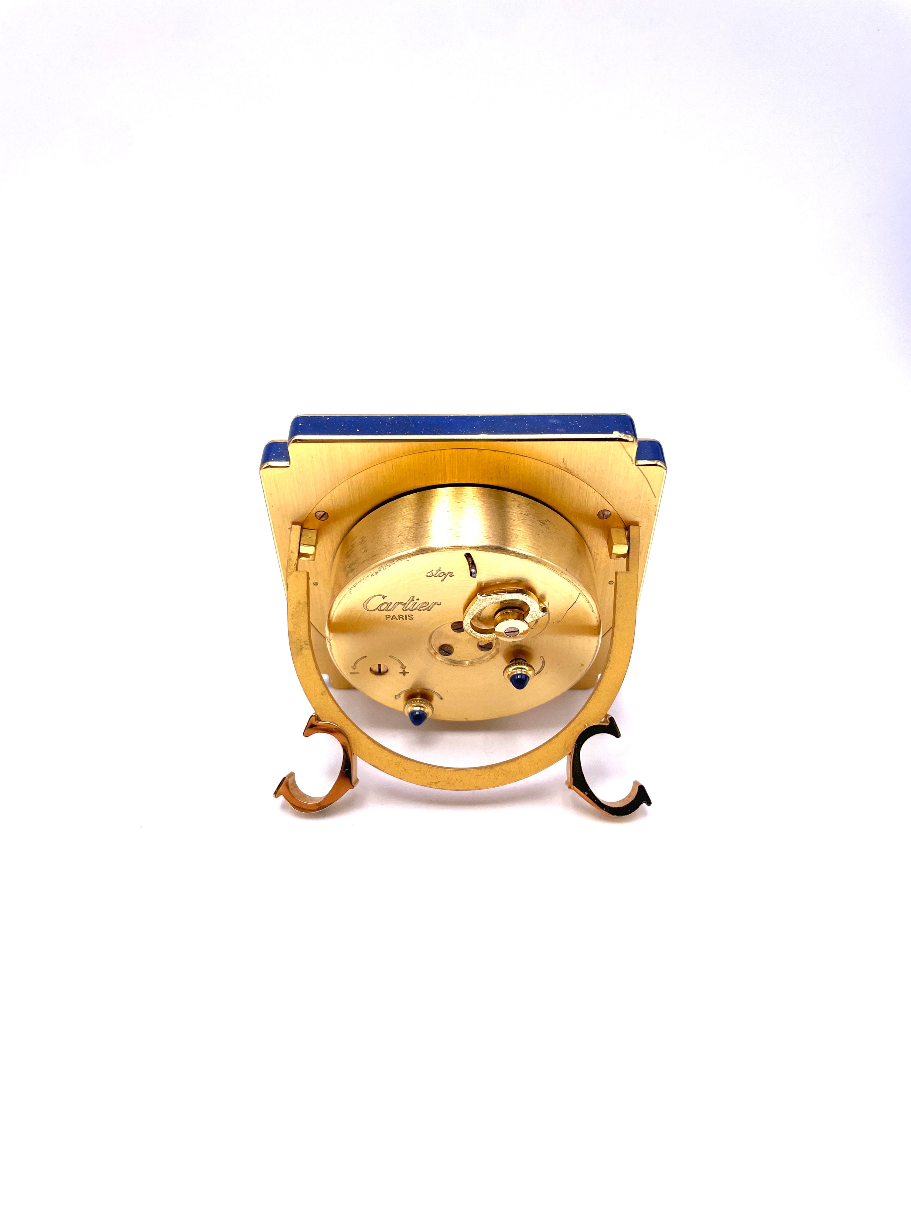 Cartier - Pendulette Squadrato - Sveglia Meccanica