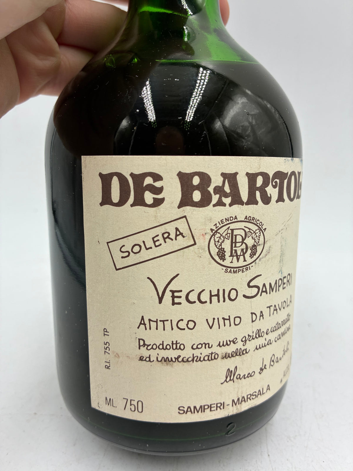 Marco De Bartoli - Vecchio Samperi Solera - Anni '80s - 0,75 L 16%