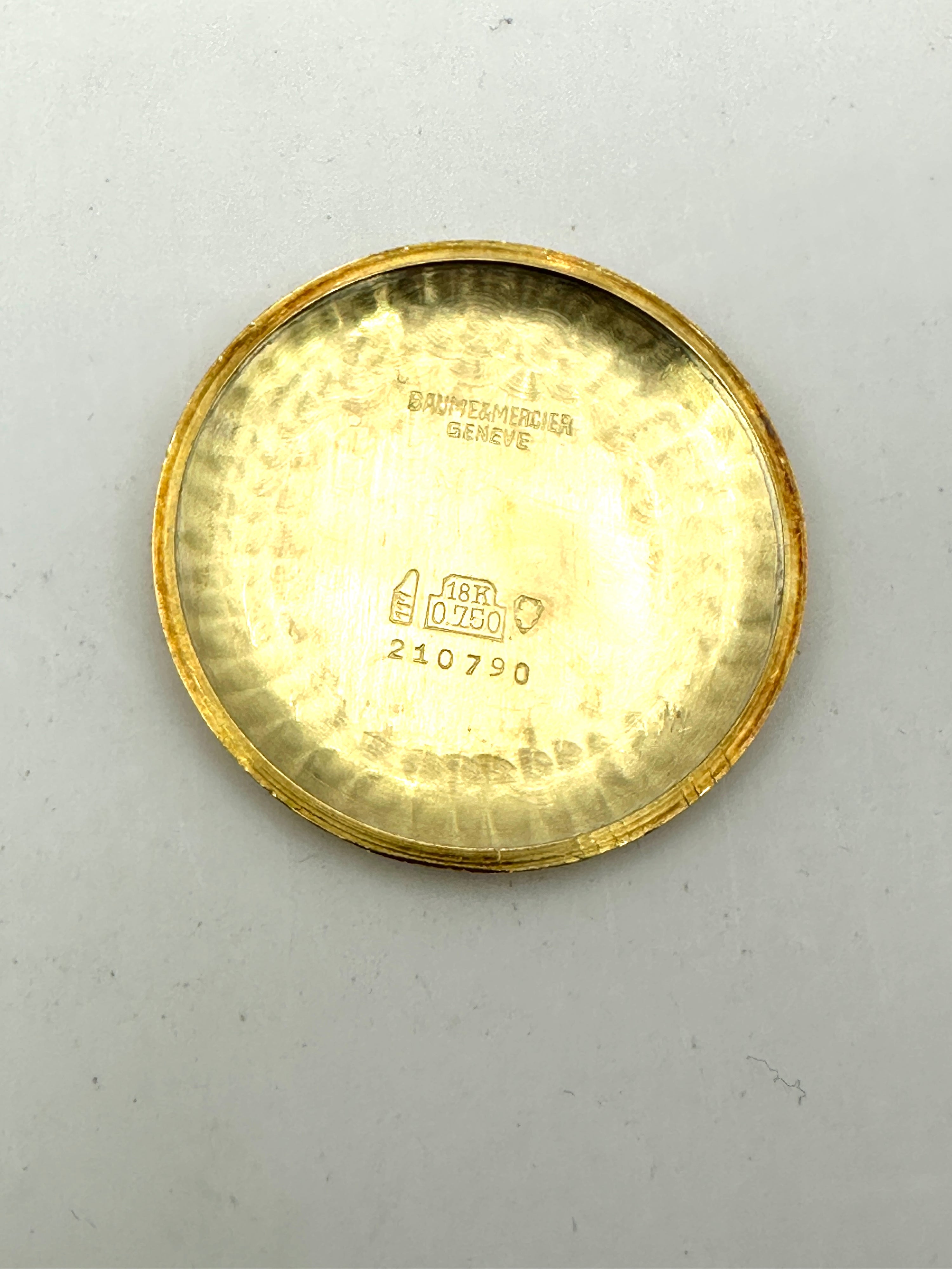 Baume & Mercier - Oro 18K - Automatico - Vintage Uomo Con Data