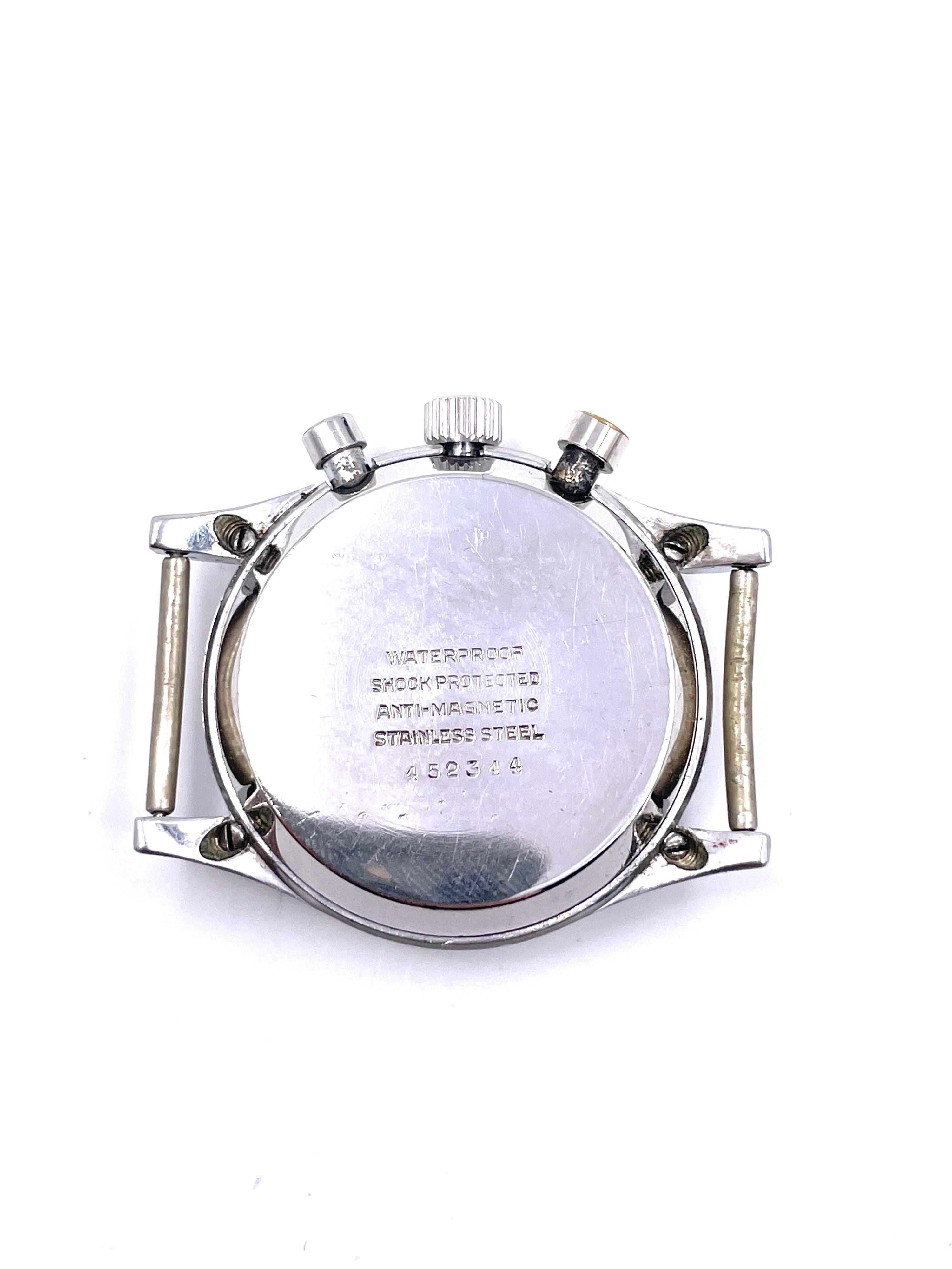 Zais Watch - Cronografo Venus 150 - Originale Anni '40s - Acciaio Plexi - 34mm