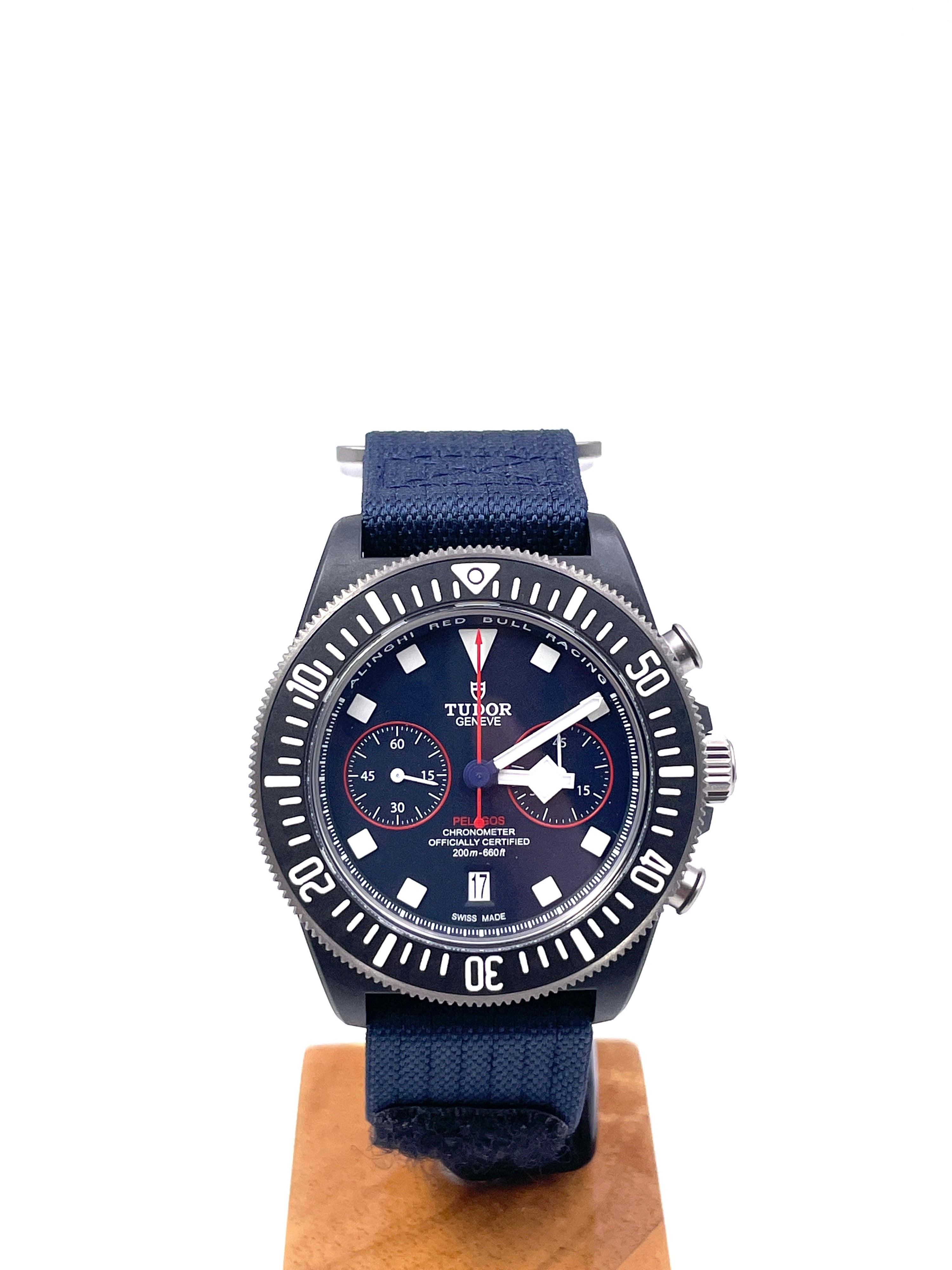 Tudor - Pelagos FDX - Chrono Alinghi Red Bull Racing - Ref. M25807KN - Full Set