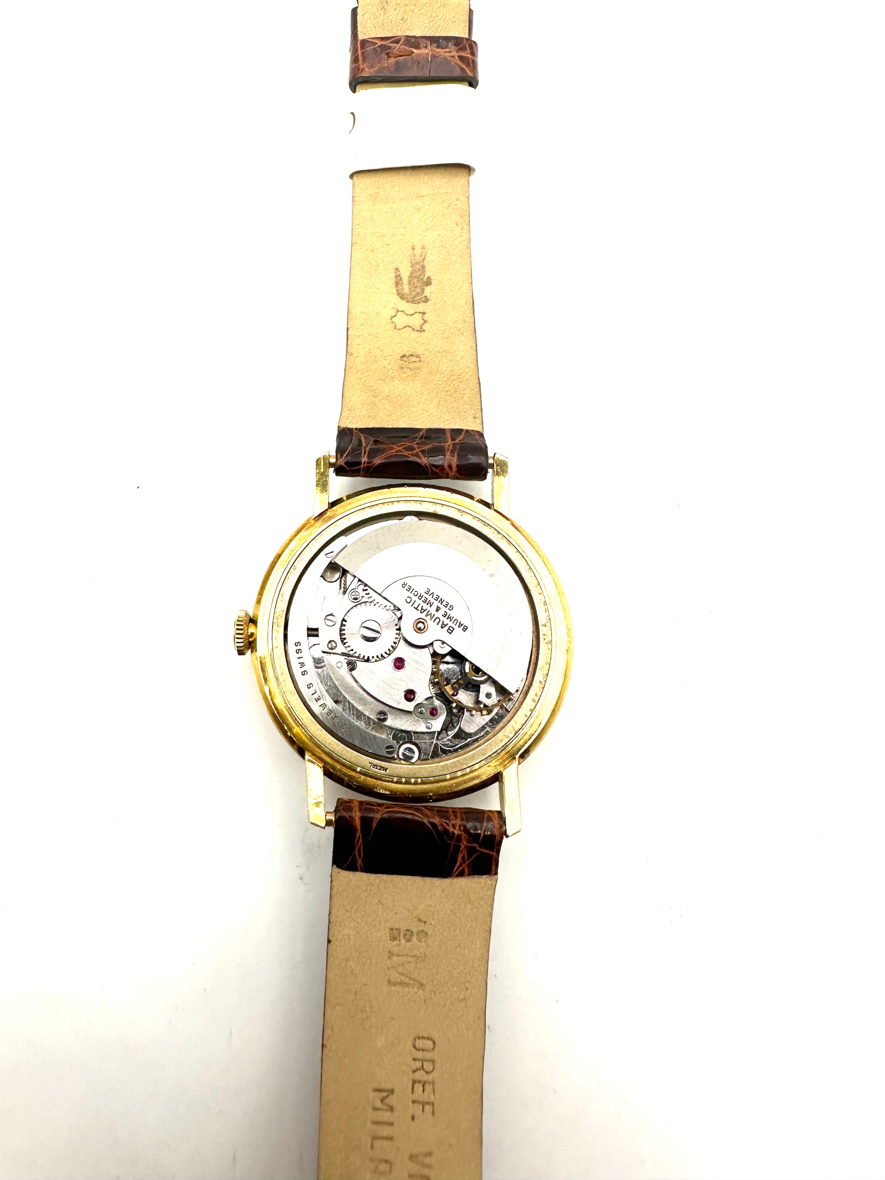 Baume & Mercier - Oro 18K - Automatico - Vintage Uomo Con Data