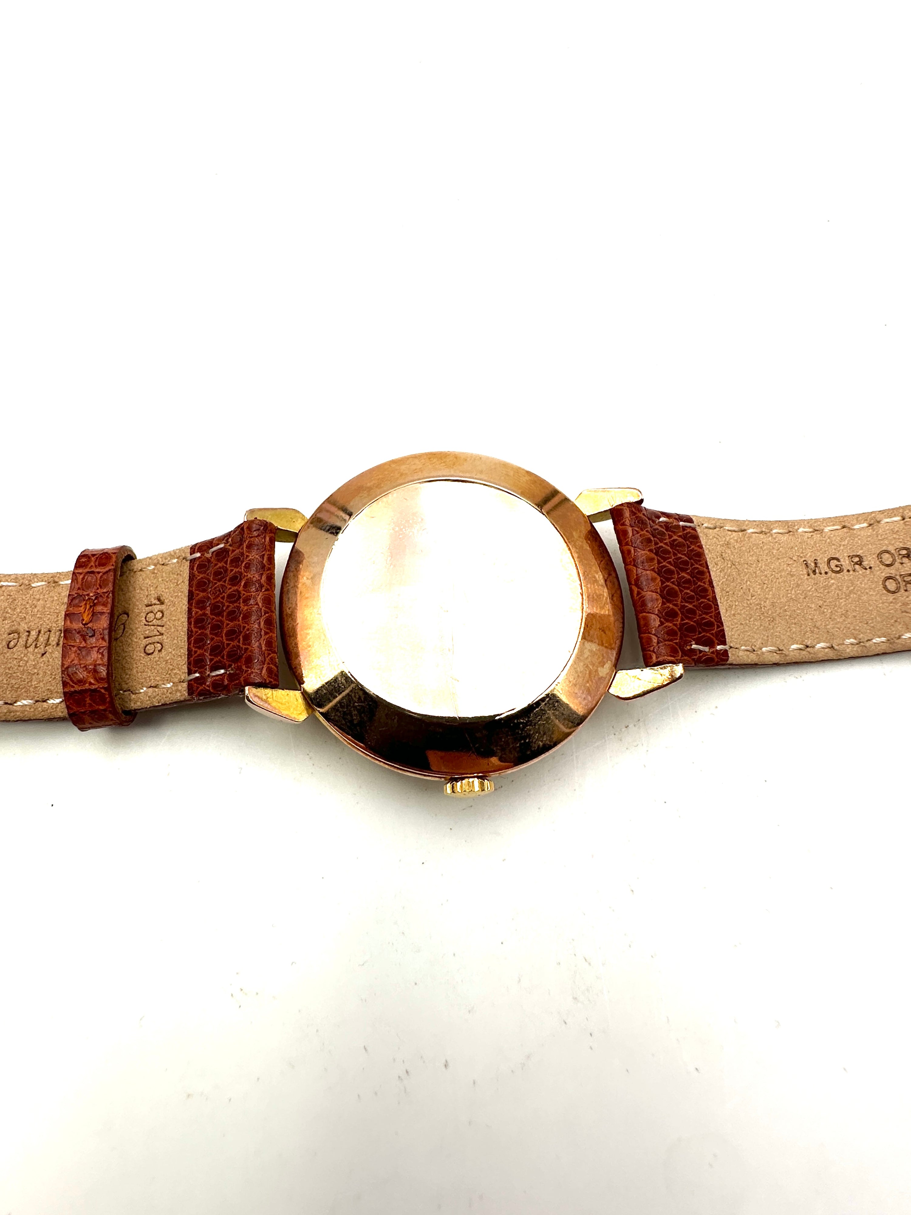 Omega - Automatico Bumper - A Goccia Plaque Oro 80 Micron - Vintage 1950