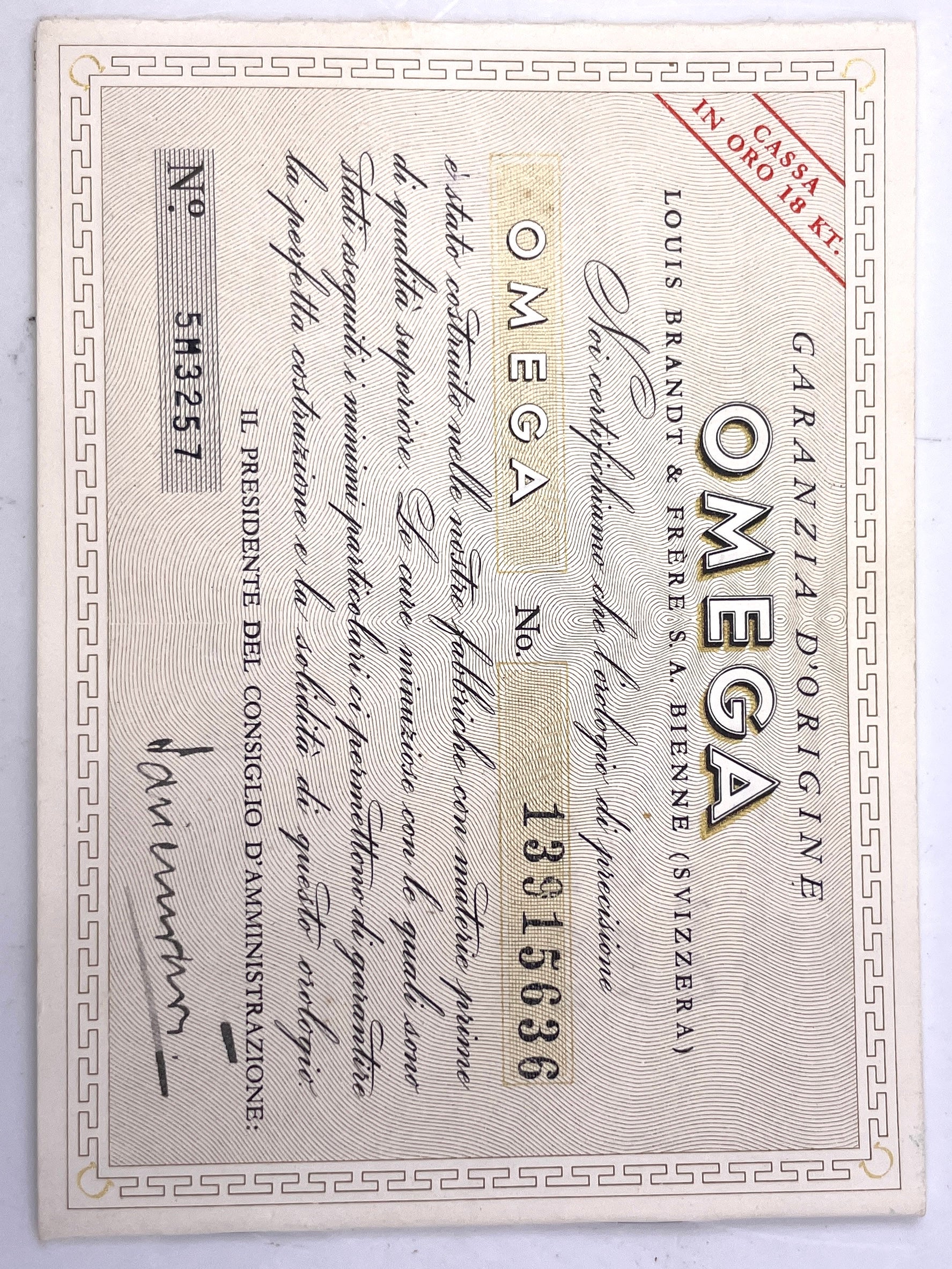 Omega - Automatico Oro 18K - Cal.354 Ref.2710 - Completo di Scatola e di Garanzia - Vintage