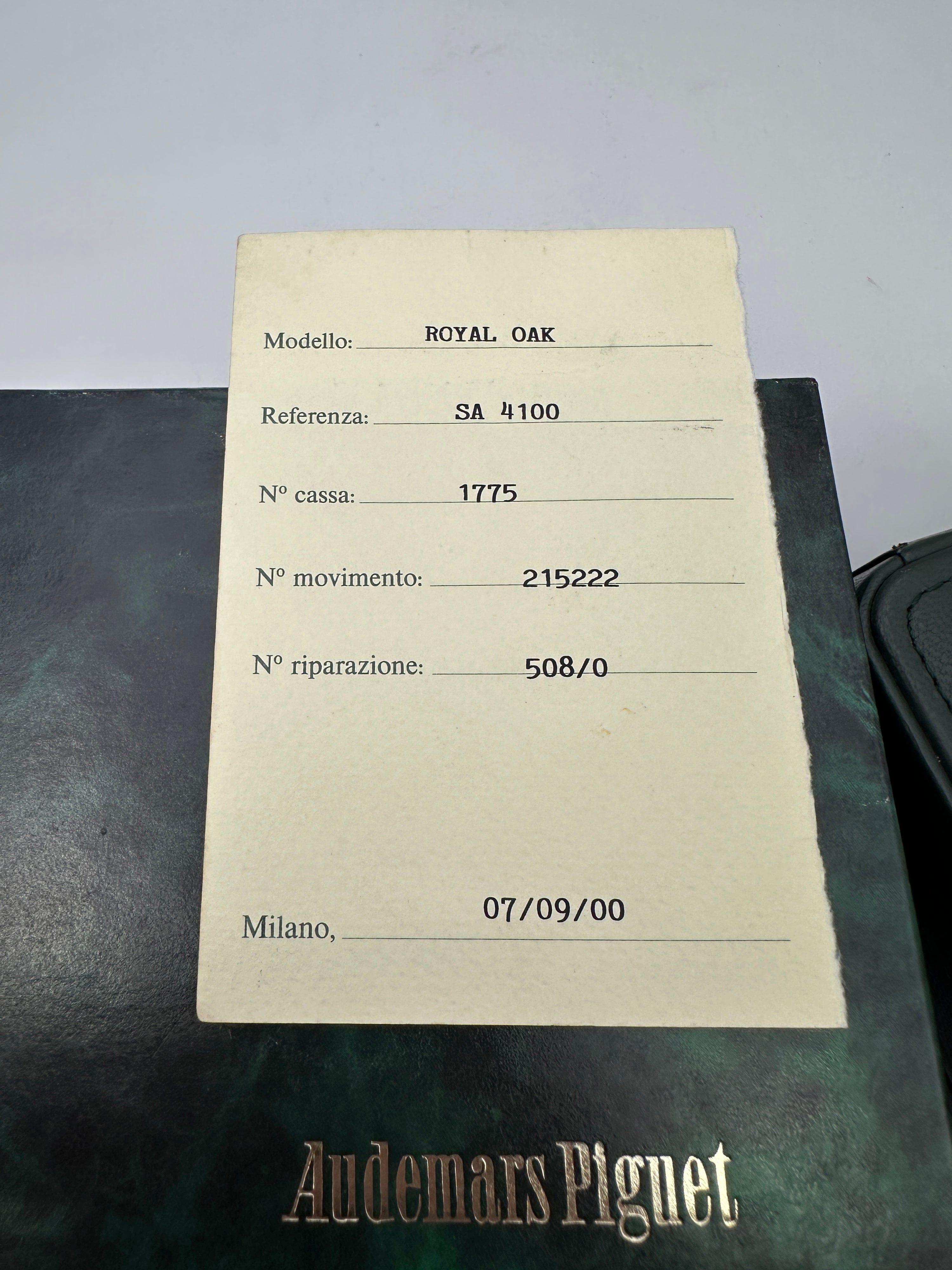 Audemars Piguet - Royal OAK Acciaio/Oro - SA4100 - Fulle Set