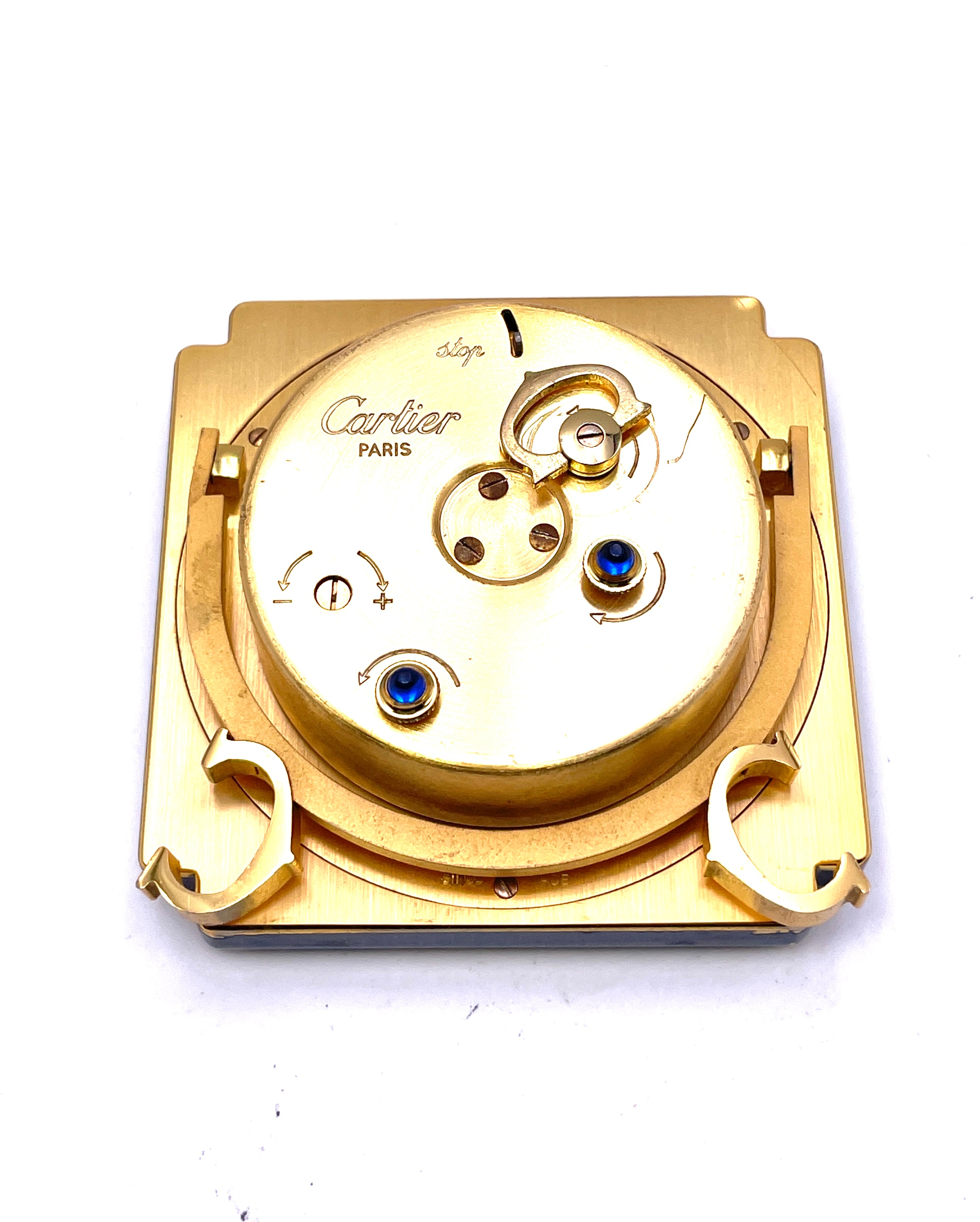 Cartier - Pendulette Squadrato - Sveglia Meccanica