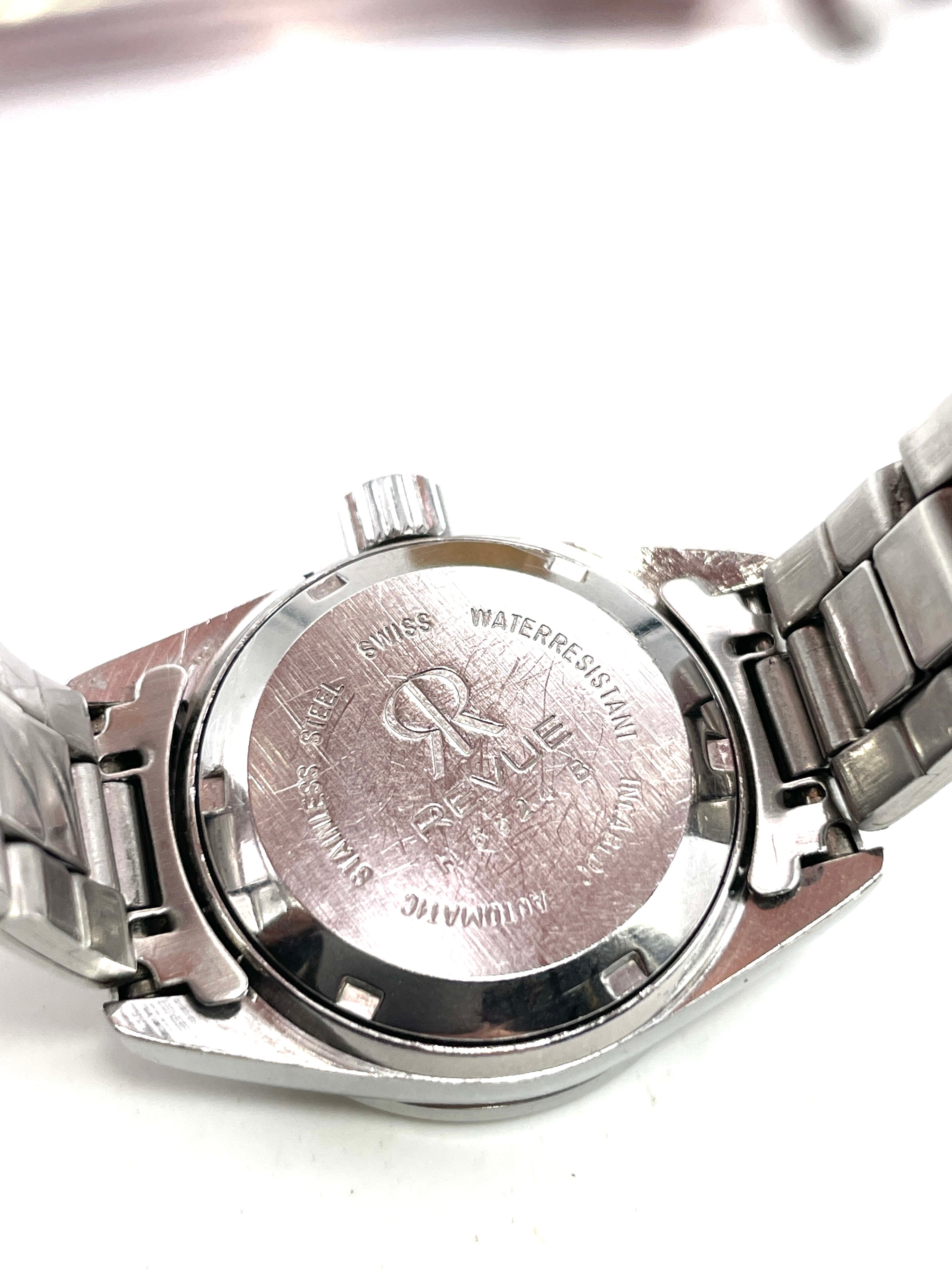 Revue - Automatico in Acciaio - Datario - Swiss Made - 26mm