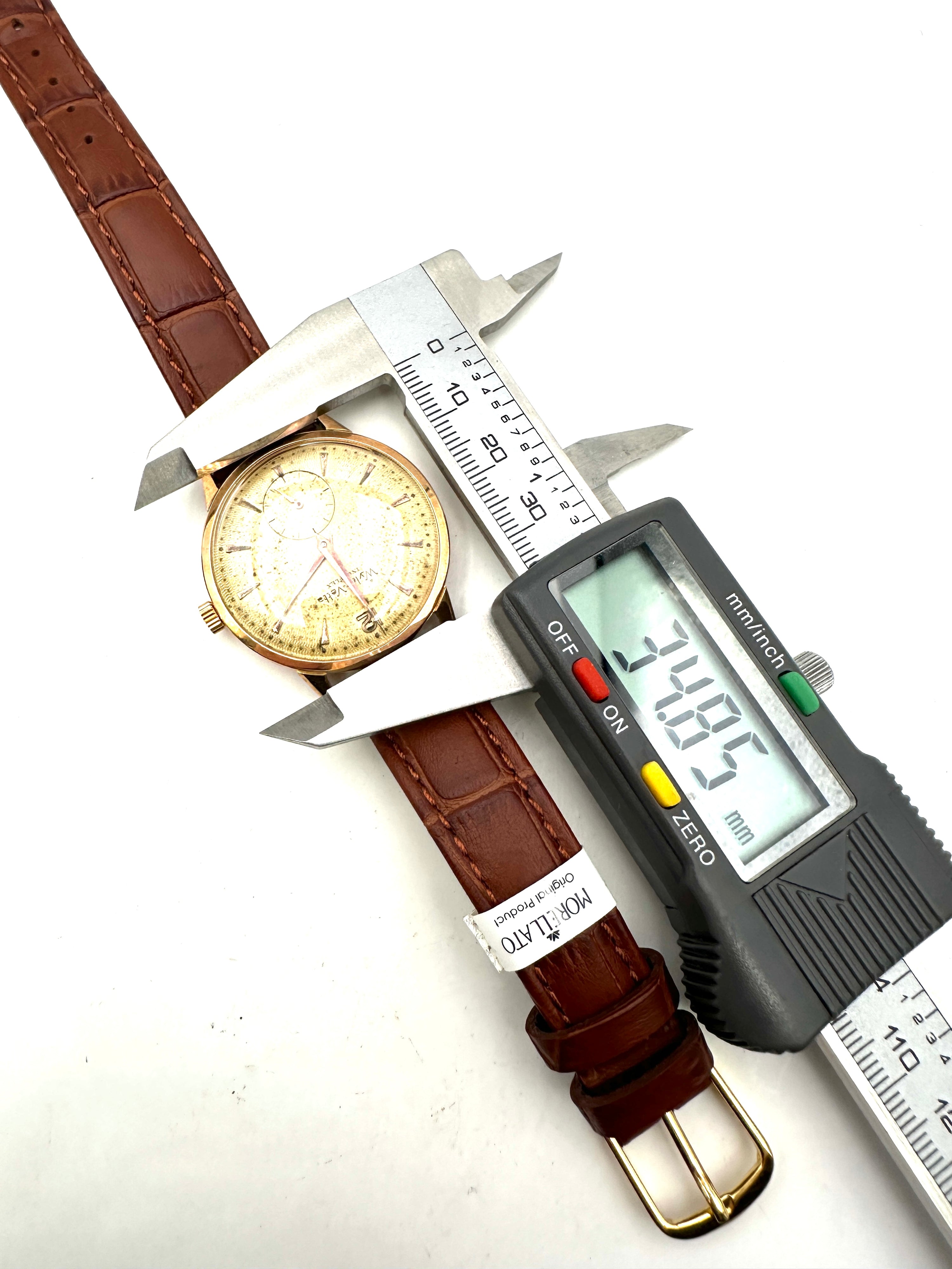 Wyler Vetta - Oro Massiccio 18K - Carica Manuale - Cal. Manifattura Anni '50 - Vintage