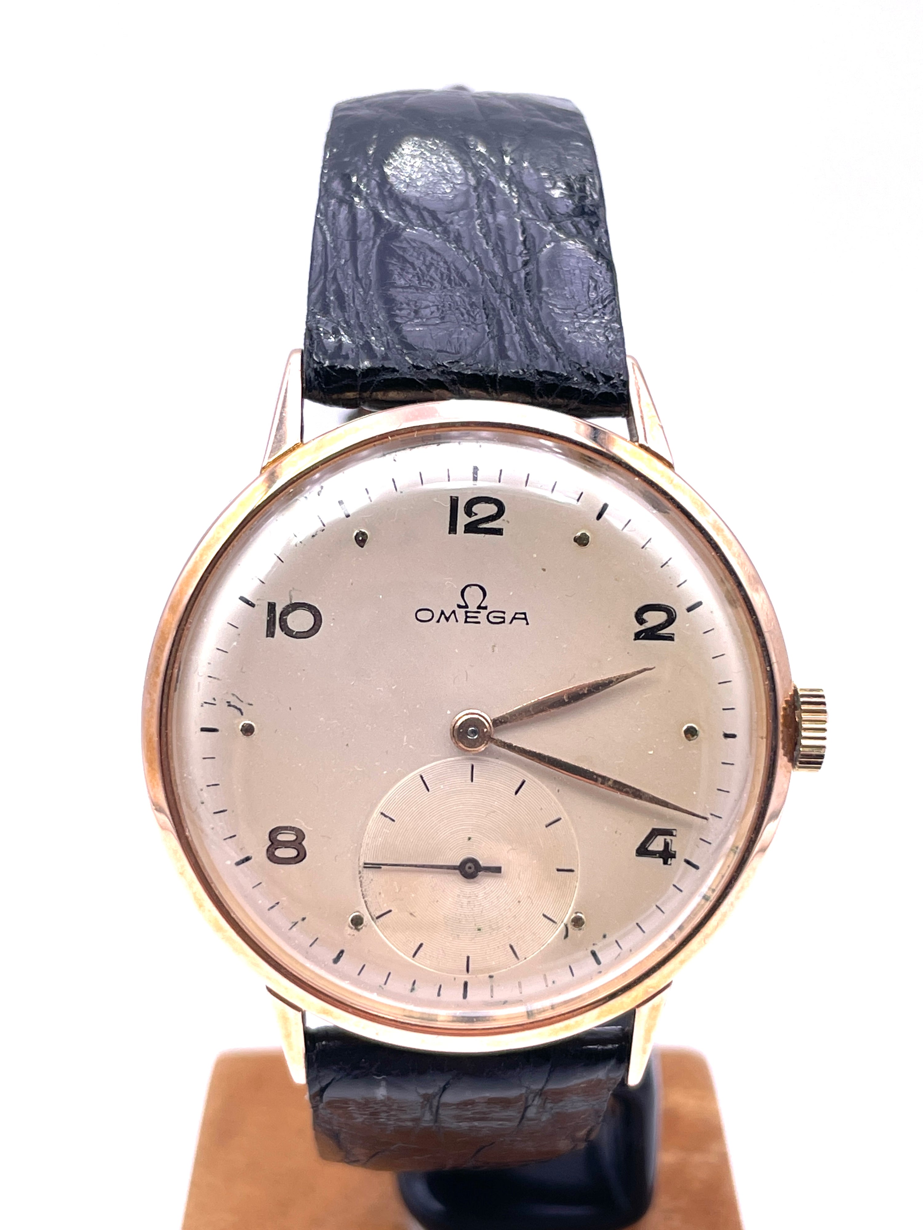 Omega - Carica Manuale - Oro 19K - Secondi Piccoli - Vintage Anni '50s