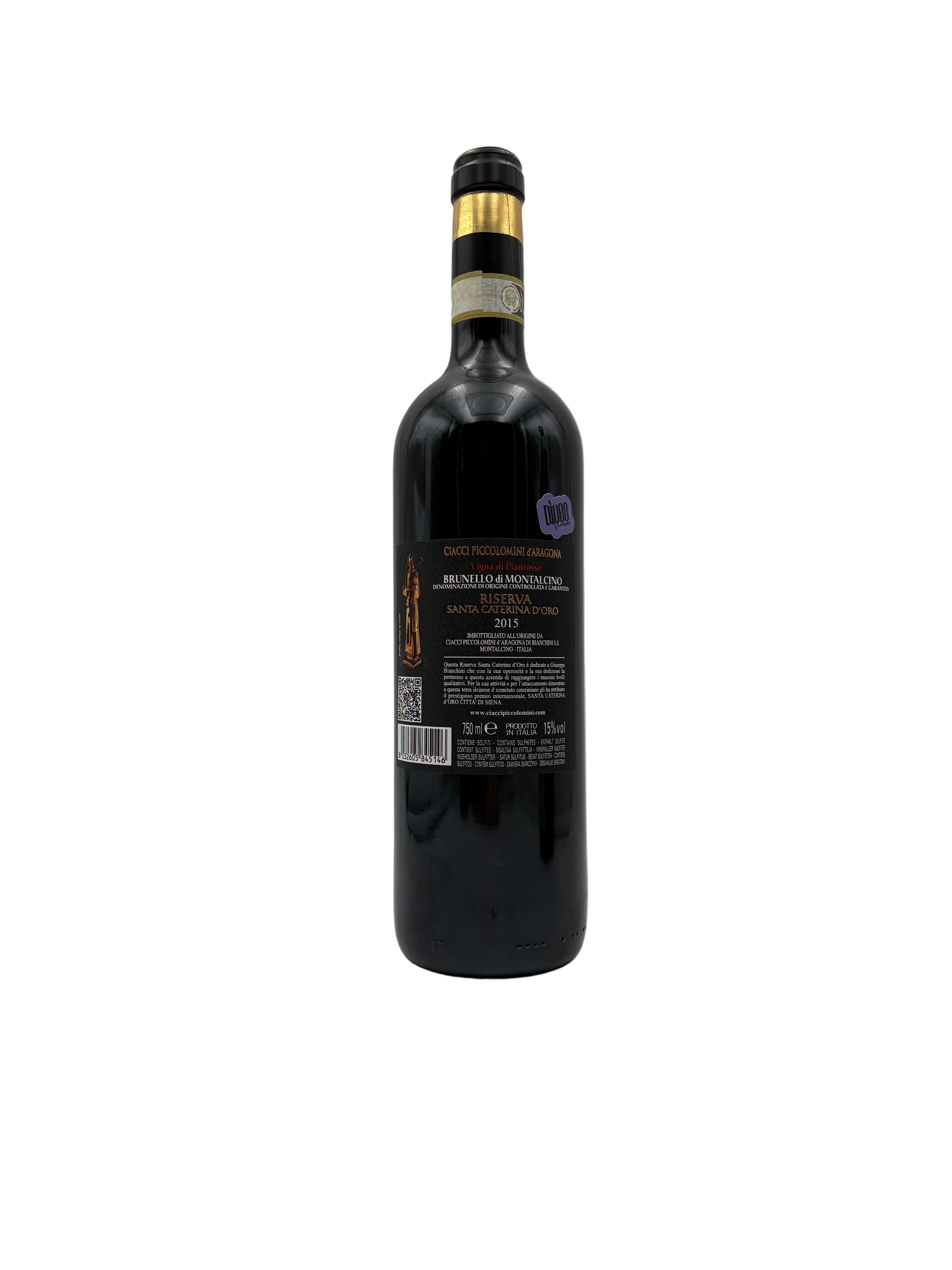 2015 - Ciacci Piccolomini d’Aragona - Brunello di Montalcino Riserva Santa Caterina d’Oro Vigna di Pianrosso