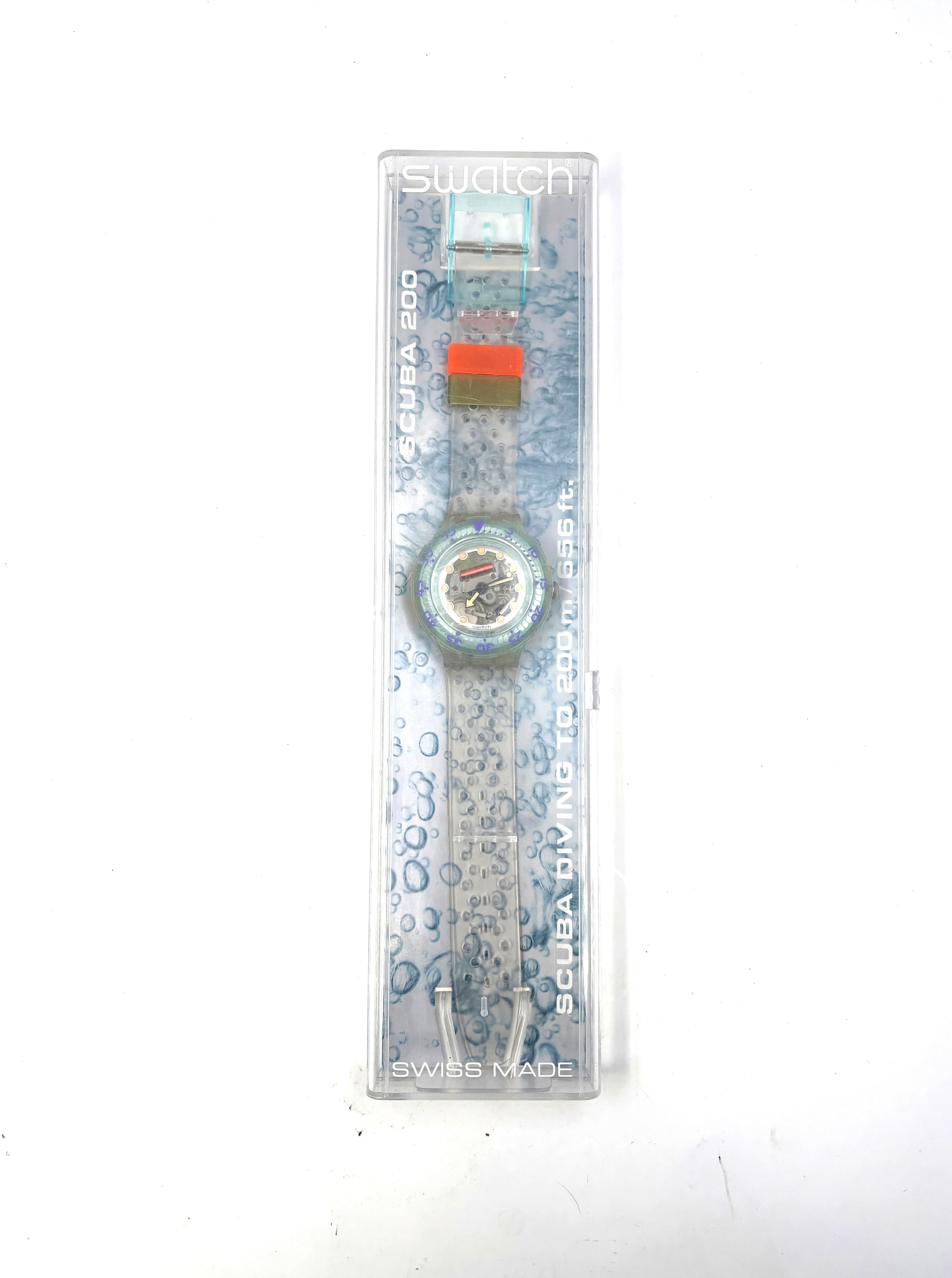 Swatch - Scuba 200 - Impermeabile 200mt - Vintage Anni '90s - Original NOS Swiss Made