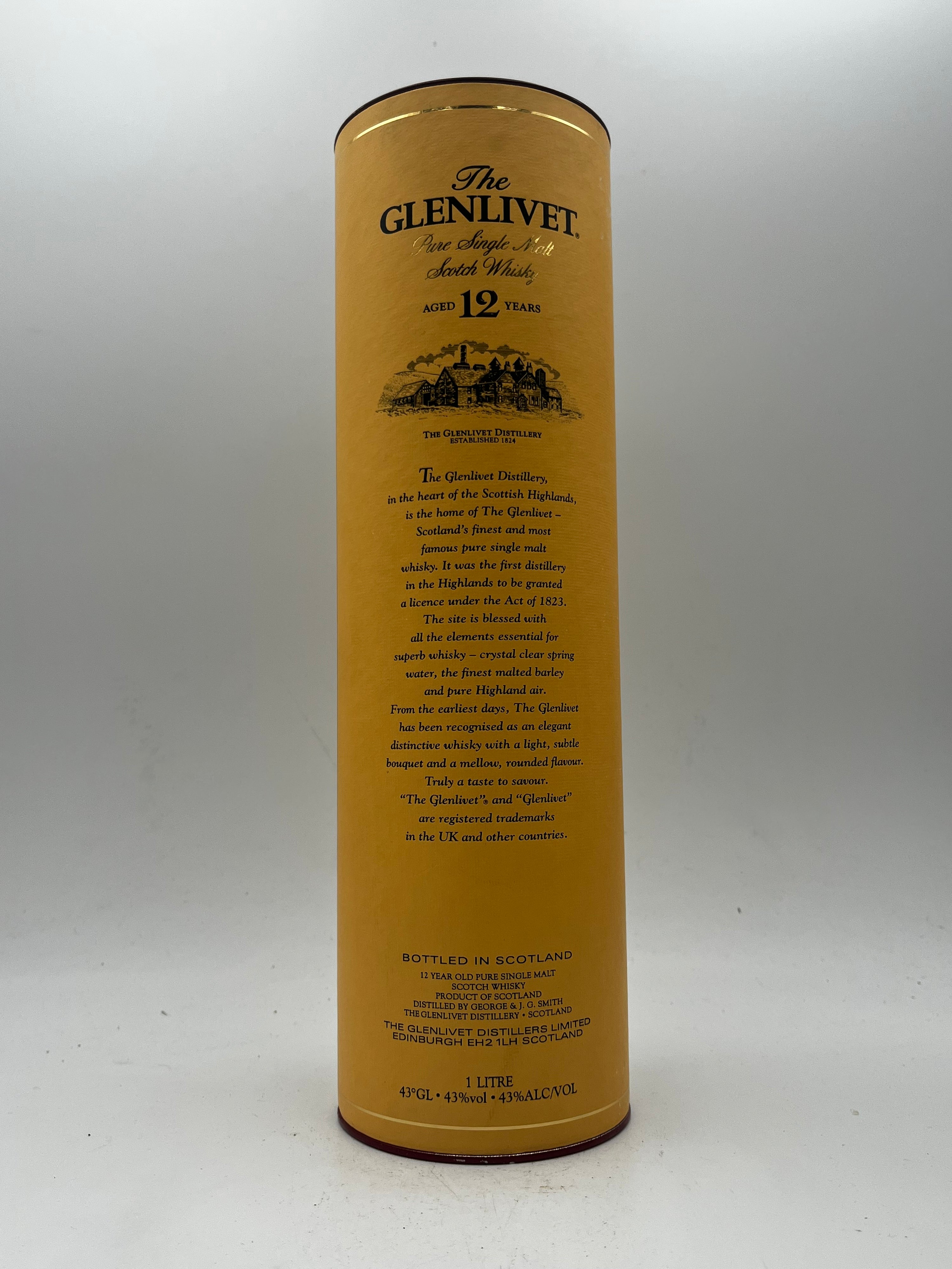 The Glenlivet - 12 YO Pure Single Malt Scotch Whisky - 1990s