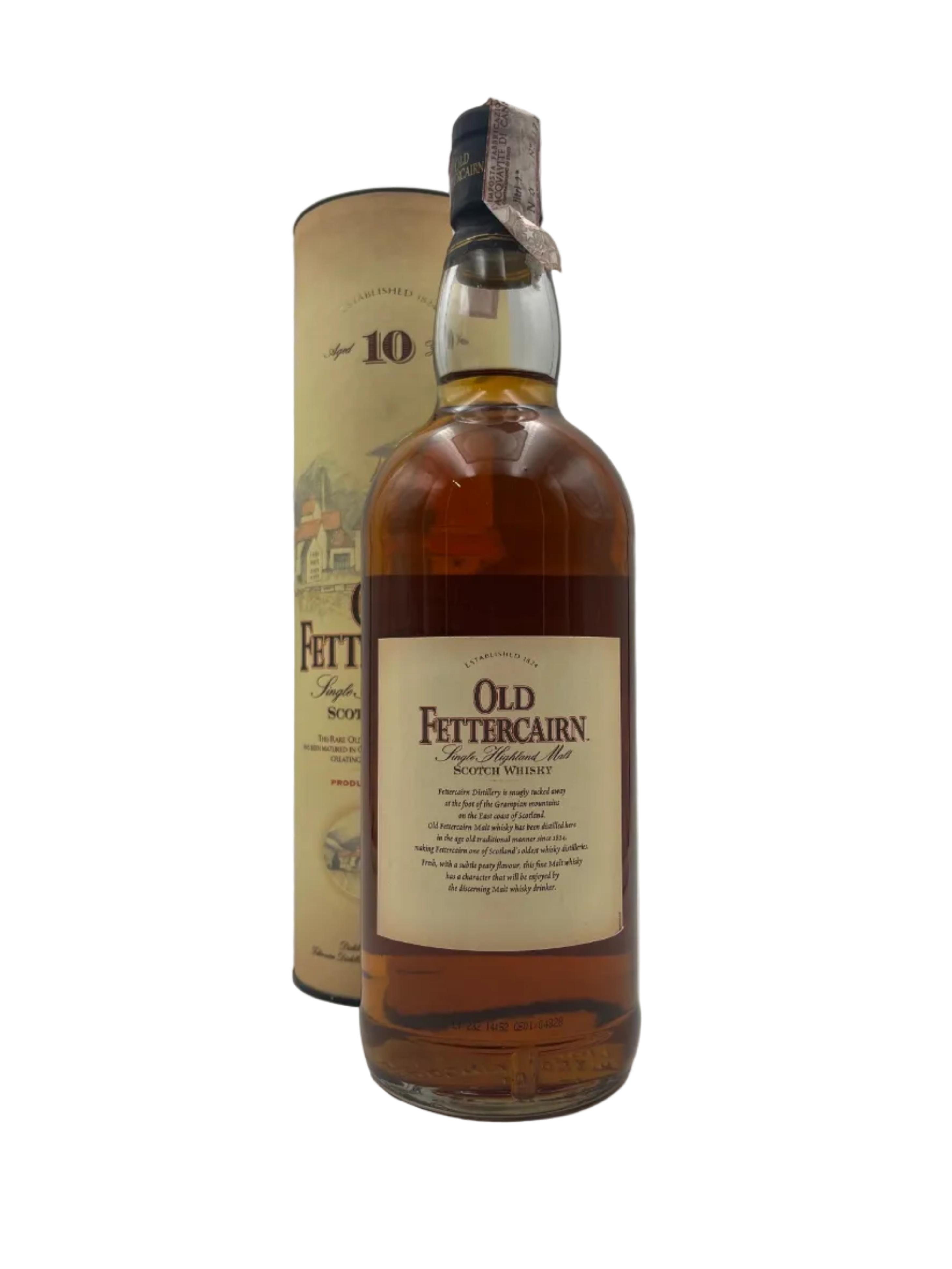 Old Fettercairn - 10 YO Single Highland Malt Scotch Whisky - Anni '80s
