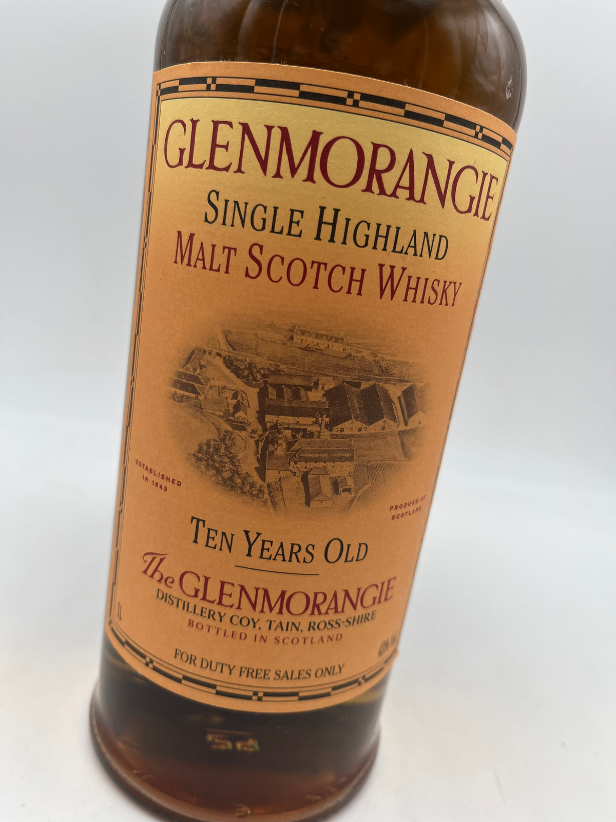 Glenmorangie - 10 YO Single Highland Malt Scotch Whisky - 1980s
